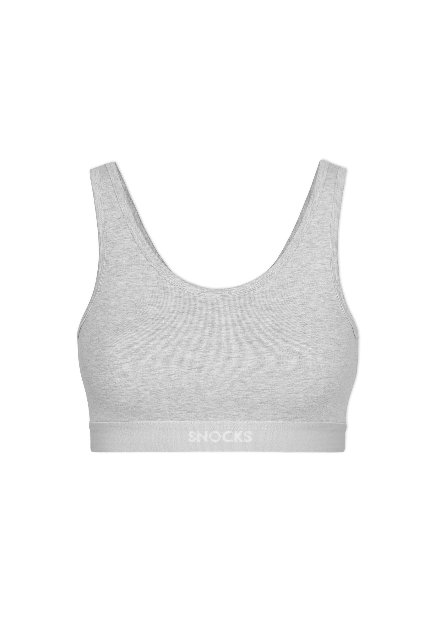 SNOCKS Sutien  gri amestecat / alb