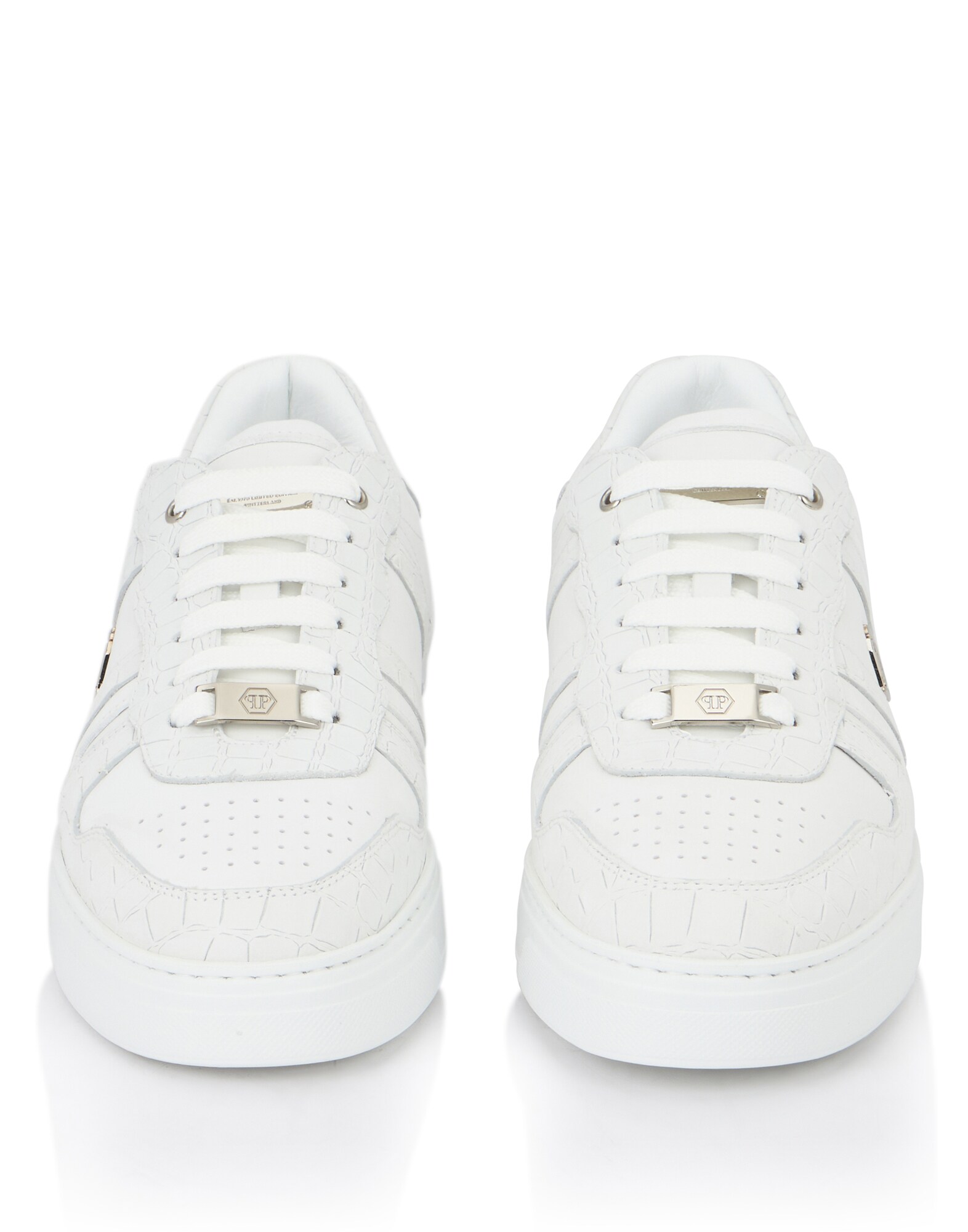 Philipp Plein Zapatillas deportivas bajas 'Cocco'  oro / plata / blanco – imagen 4