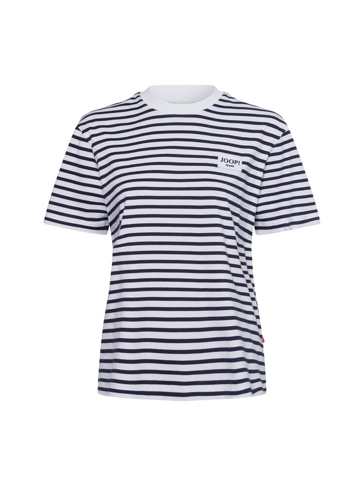 JOOP! Jeans T-Shirt ' Teele ' Damen Größe M marine / weiß