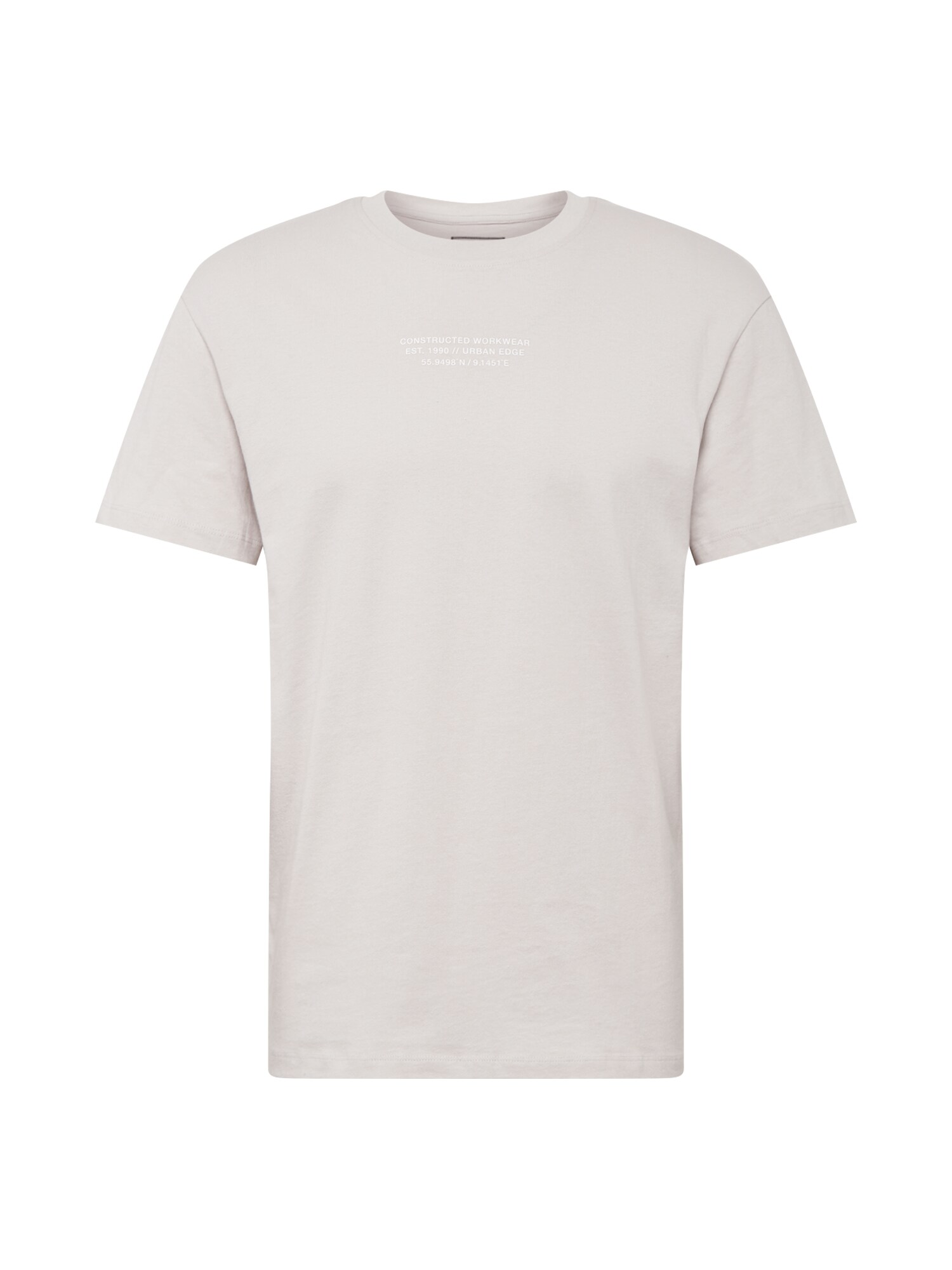 JACK & JONES Marškinėliai 'MADDOX'  šviesiai pilka / balta / juoda / geltona