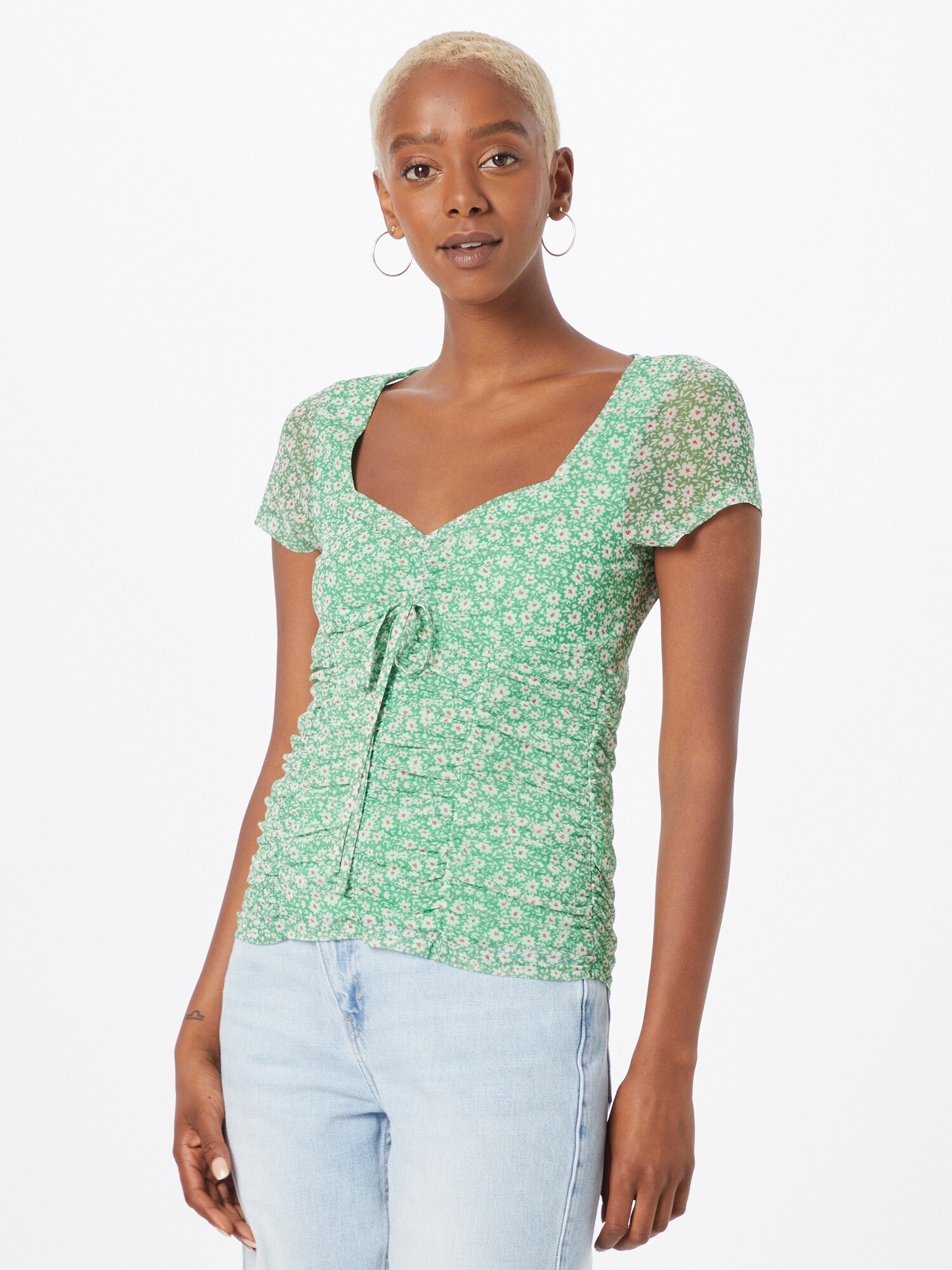 River Island Póló  sárga / zöld / fehér termék 2. képe