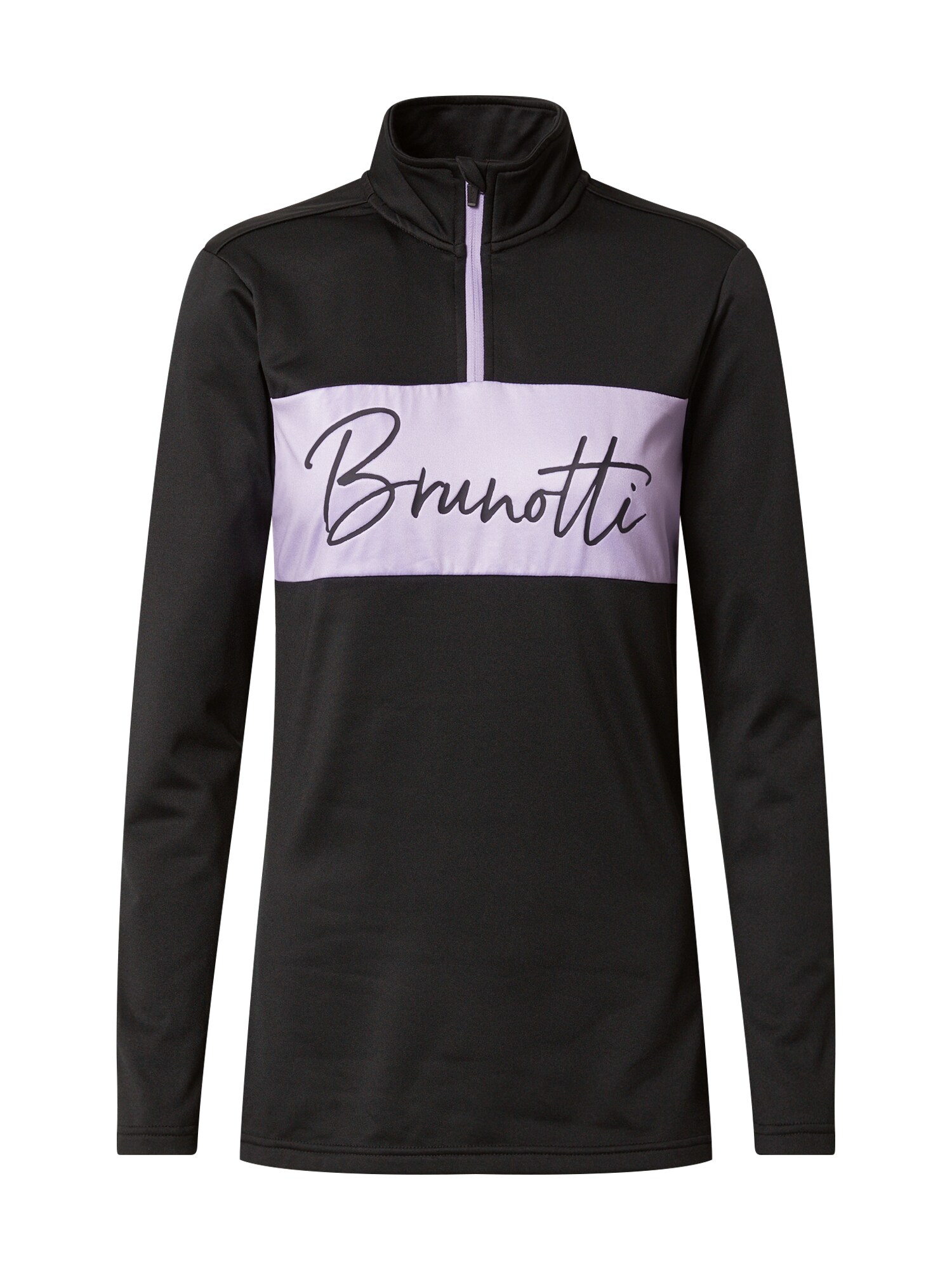 BRUNOTTI Sportiniai marškinėliai  juoda / rausvai violetinė spalva