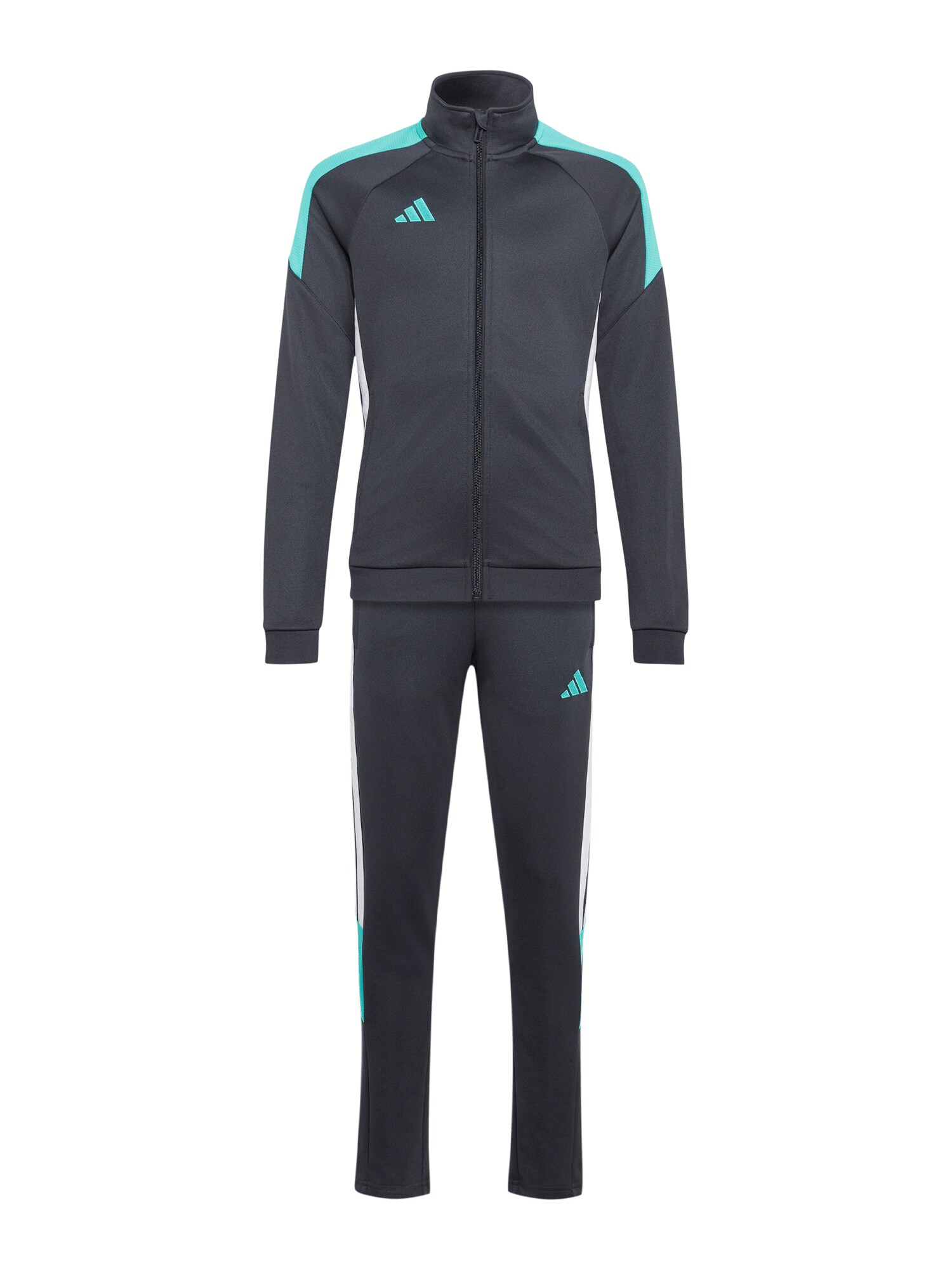 ADIDAS PERFORMANCE Costum de trening Tiro Es albastru aqua / gri închis / alb