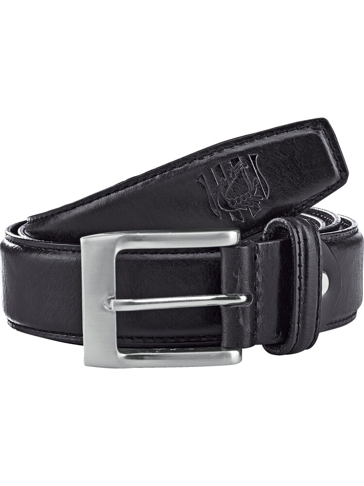 BABISTA Ledergürtel ' Ubaldo ' Herren Größe 145 schwarz