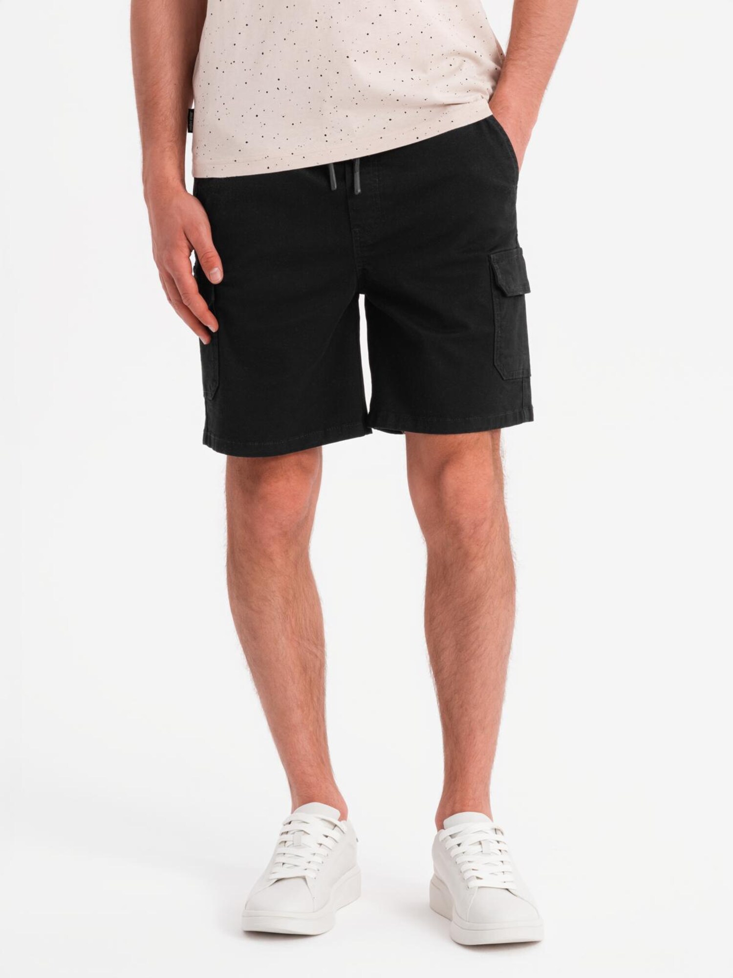 Ombre Cargobroek Zwart