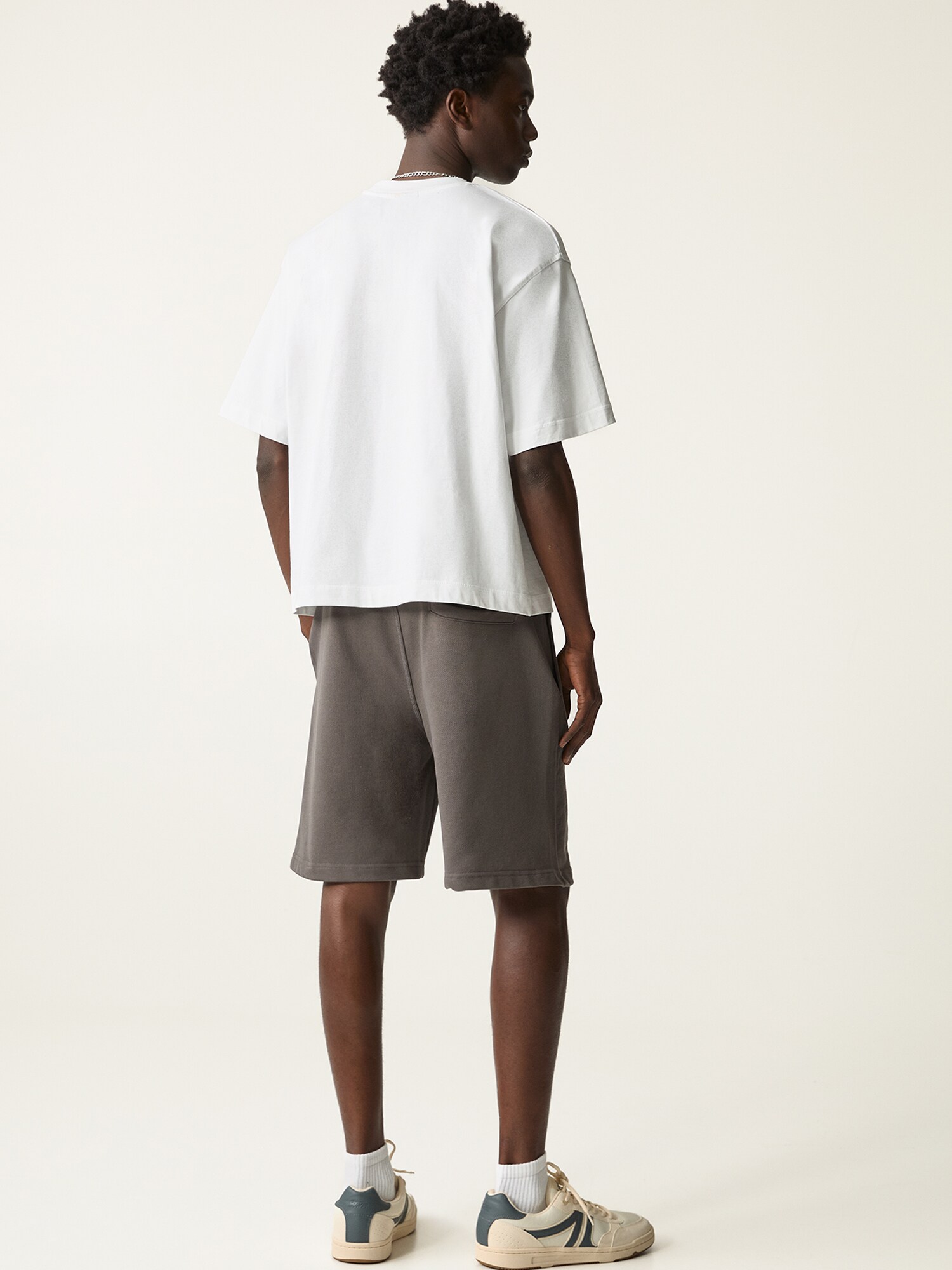 Pull&Bear Nohavice tmavošedá / čierna (obrázok 3)