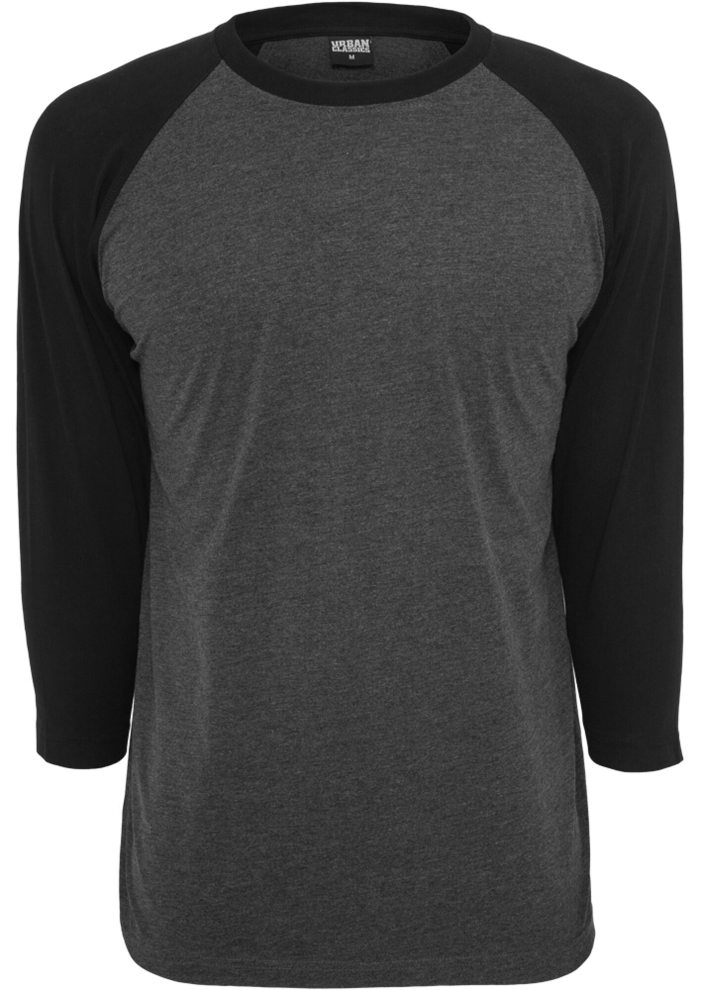 Urban Classics Tricou  gri închis / negru