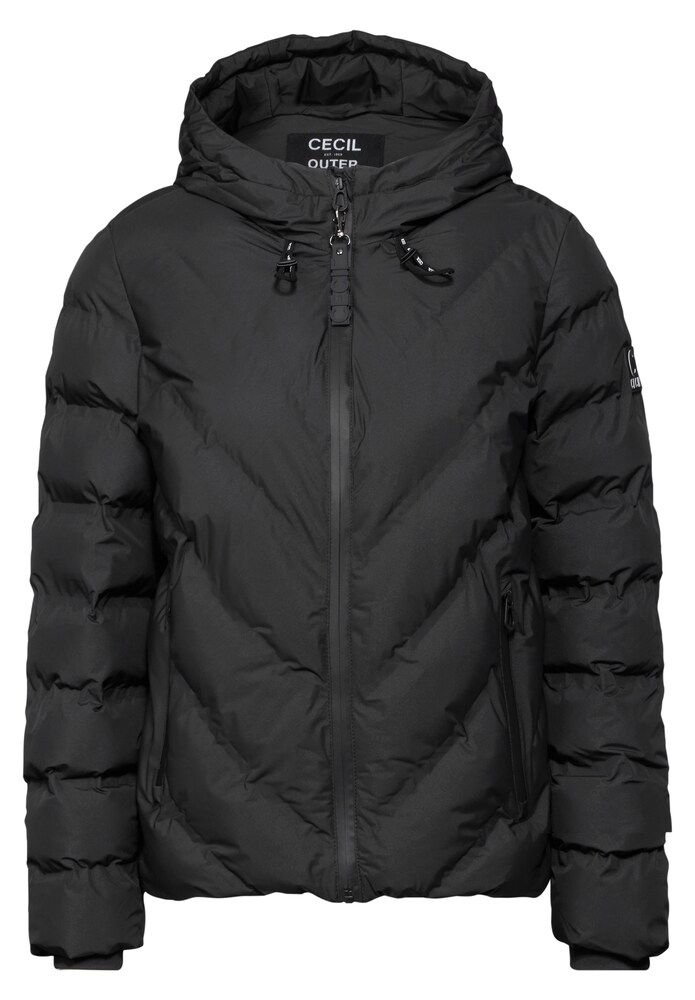 CECIL Gefütterte Jacke Damen Größe XL schwarz Winterjacke