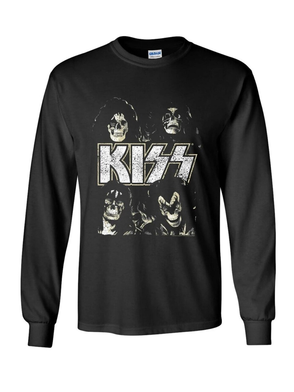 T-shirt 'Kiss Skulls longsleeve T-Shirt'