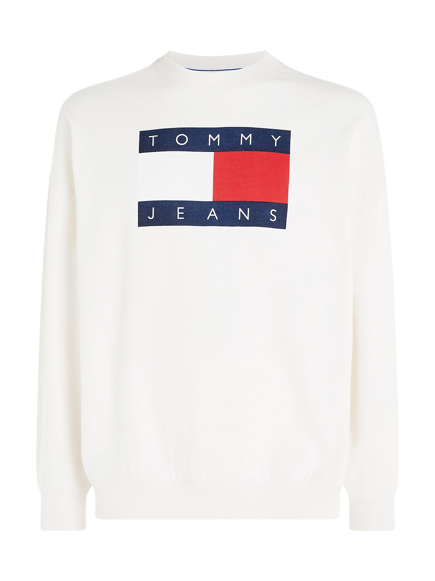 Tommy Jeans Mikina  námornícka modrá / červená / biela