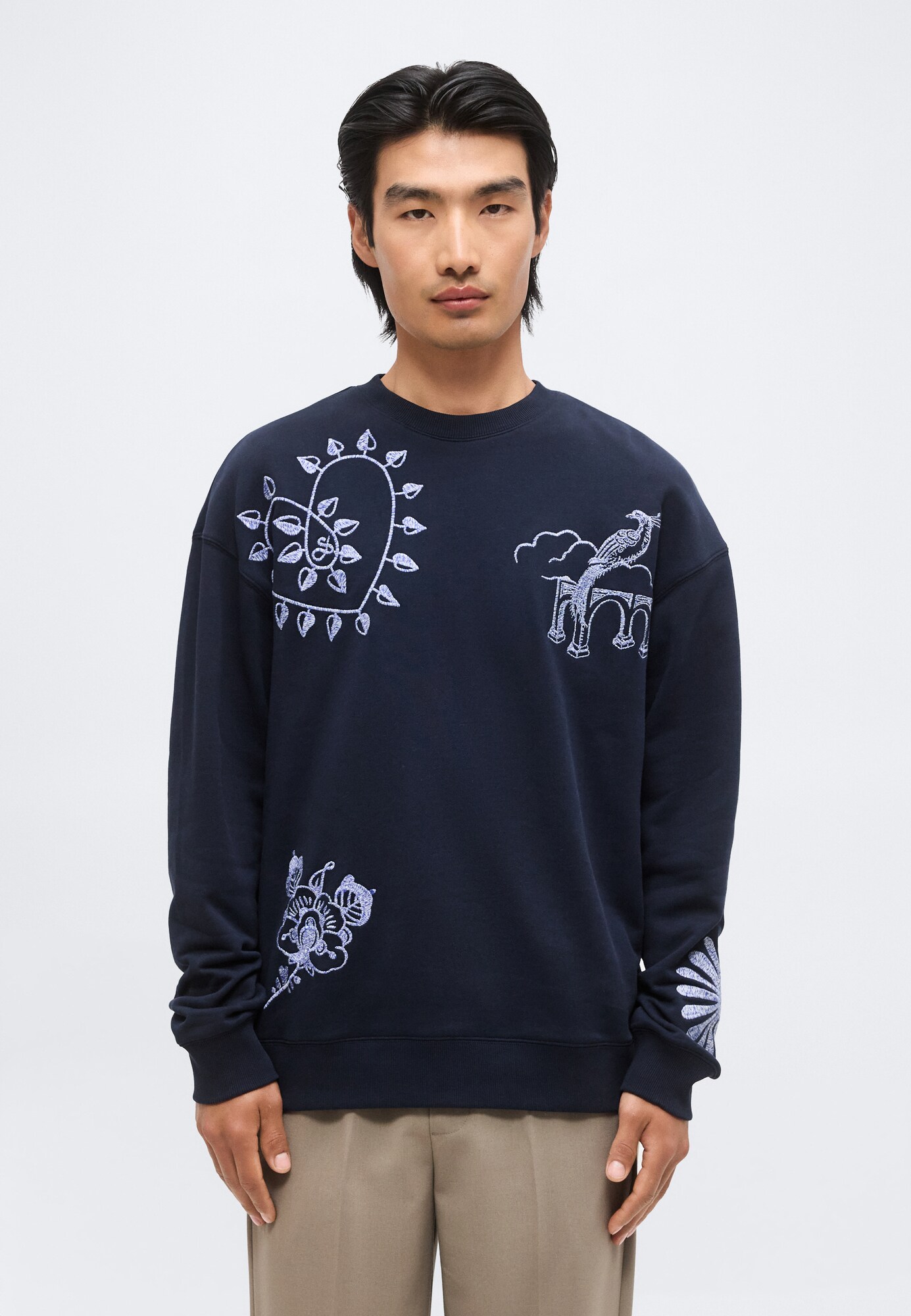 SCOTCH & SODA Jersey  azul pastel / azul claro – imagen 4