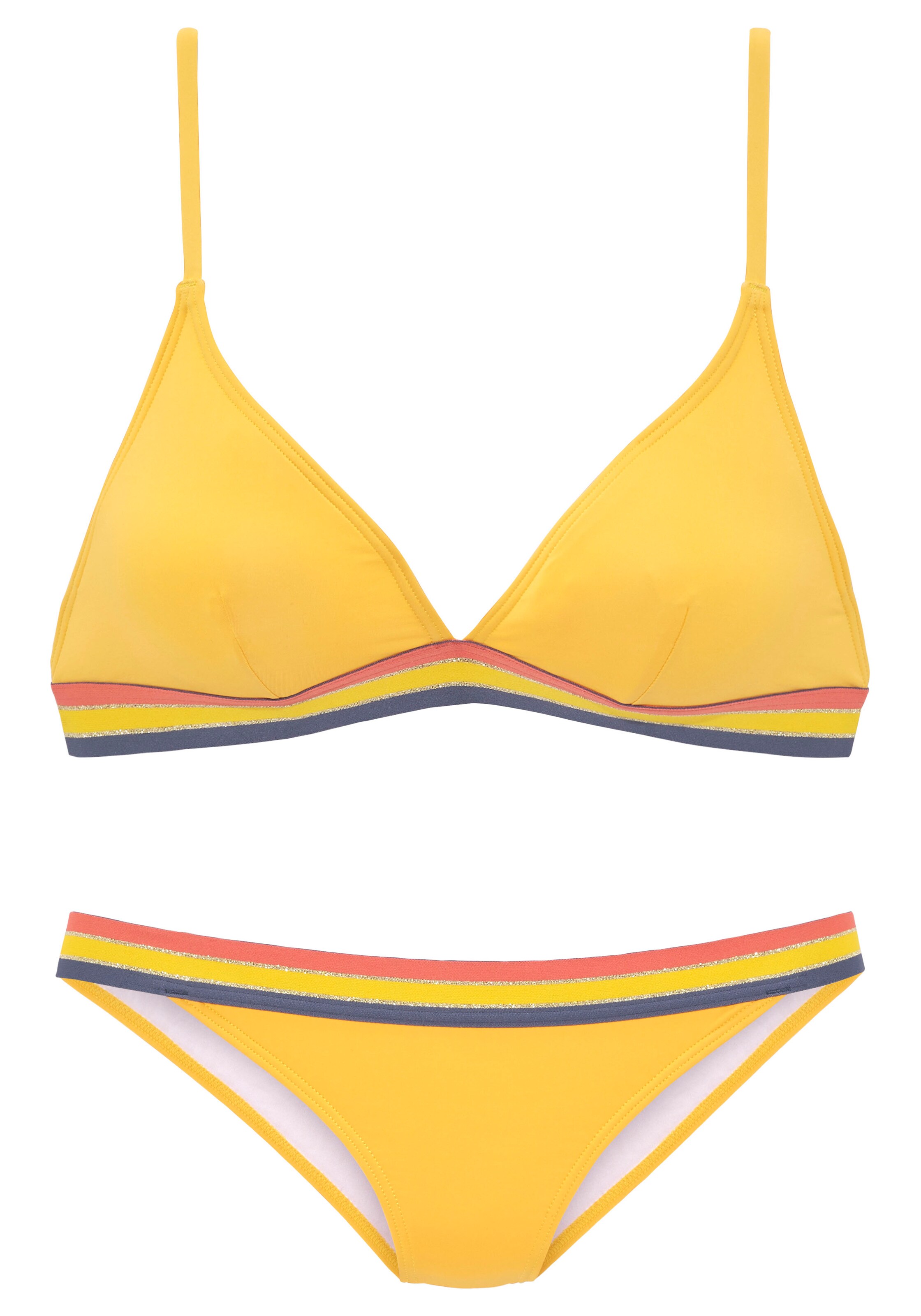VIVANCE Bikini  tamno plava / žuta / roza / srebro