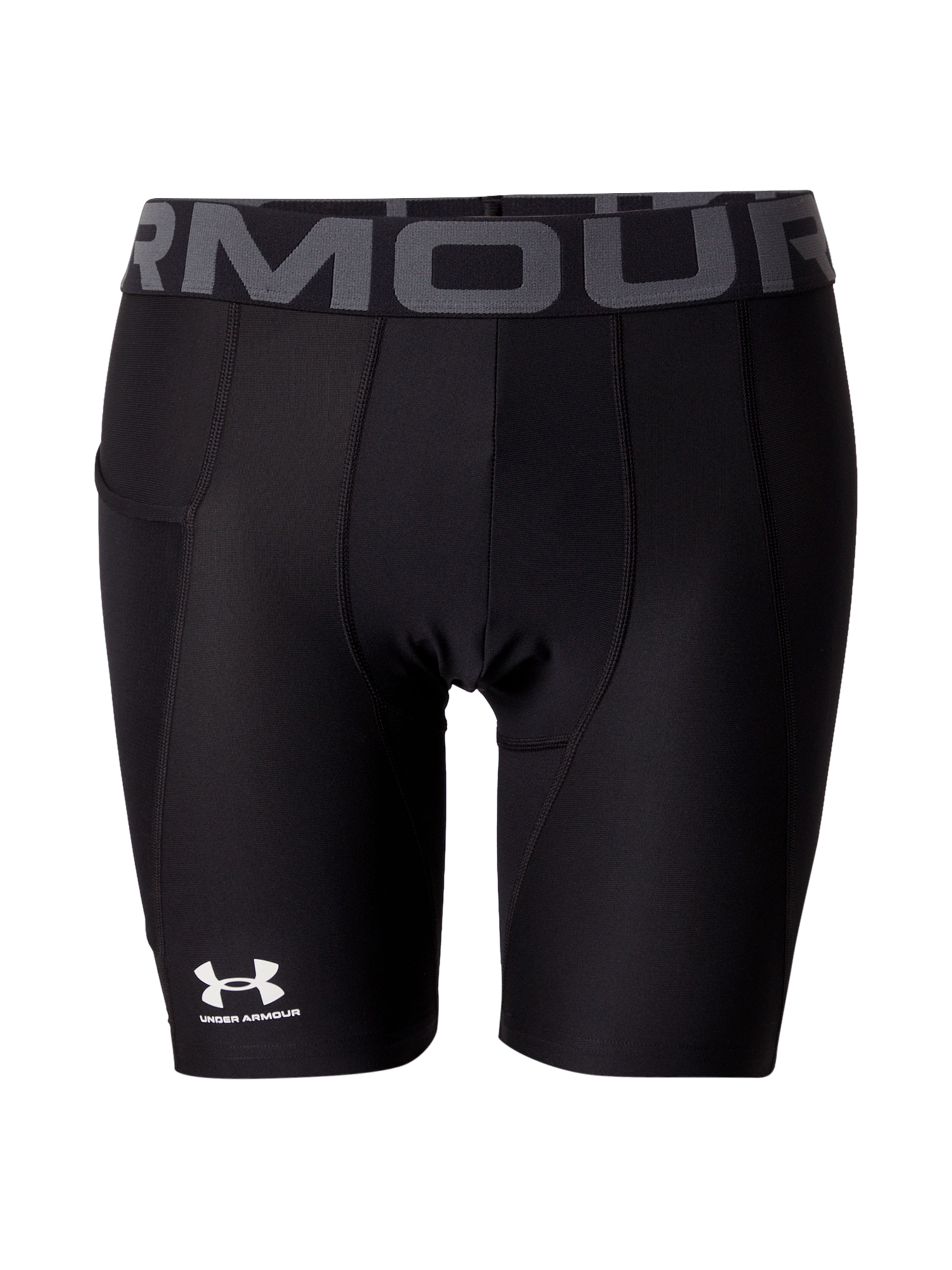 UNDER ARMOUR Pantaloni sport  gri / negru / alb