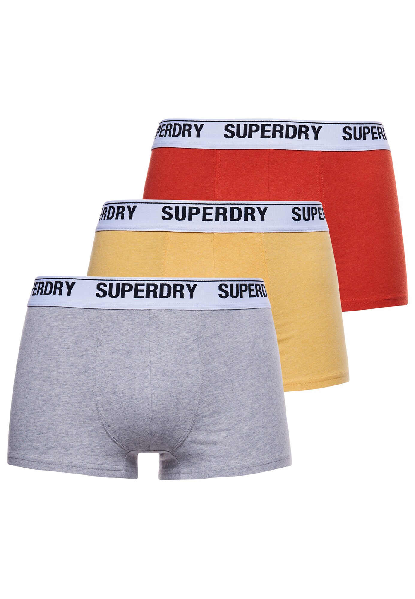 Superdry Боксерки  жълто / сиво / оранжево / черно / бяло