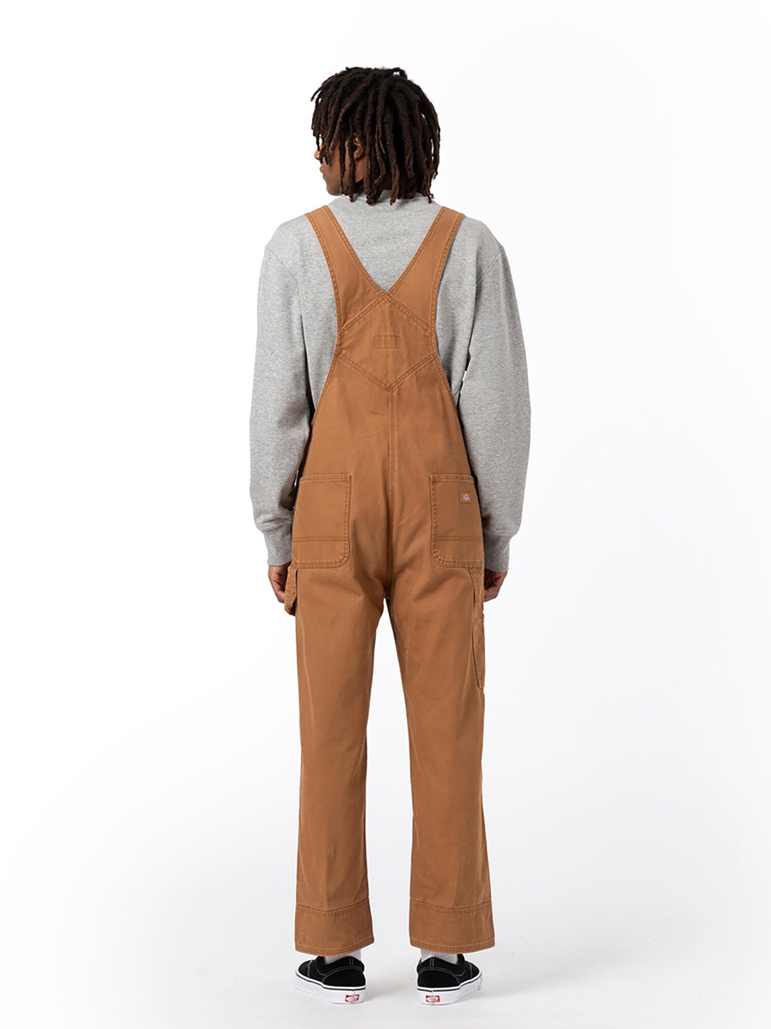 DICKIES Kantáros nadrágok 'Duck'  barna termék 2. képe