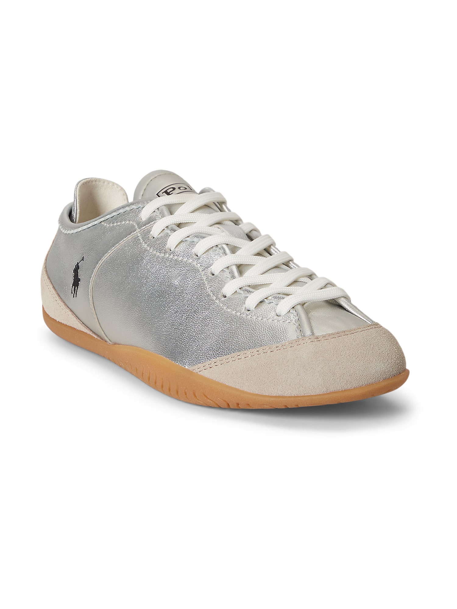 Polo Ralph Lauren Sneaker low alb kitt / argintiu