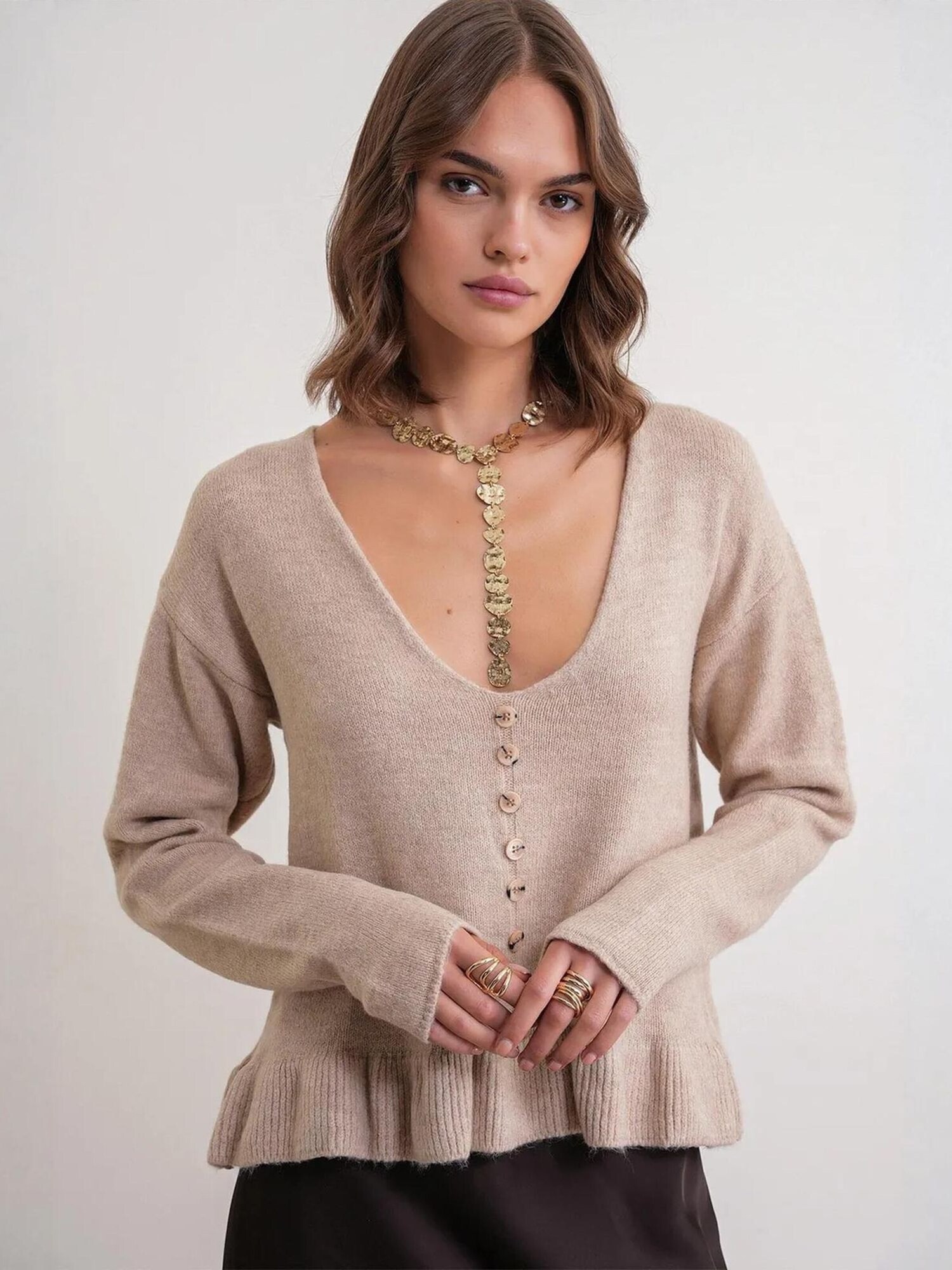 MixRay Pulover 'Pullover' bež