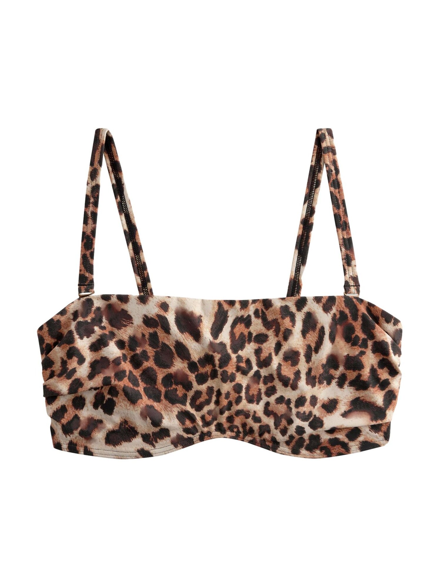 Next Sutien costum de baie  bej / maro / negru