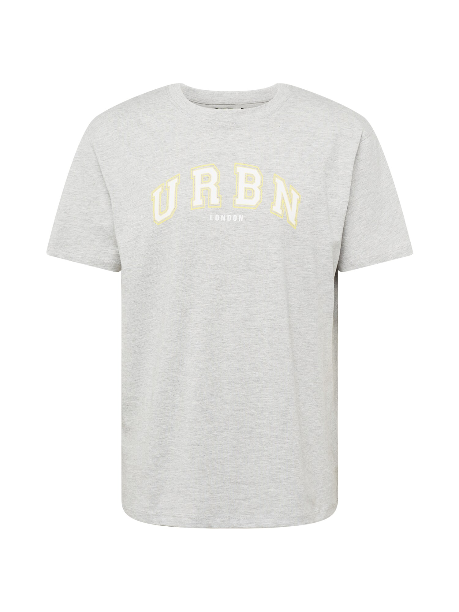 Urban Threads Camisa  amarelo pastel / acinzentado / branco