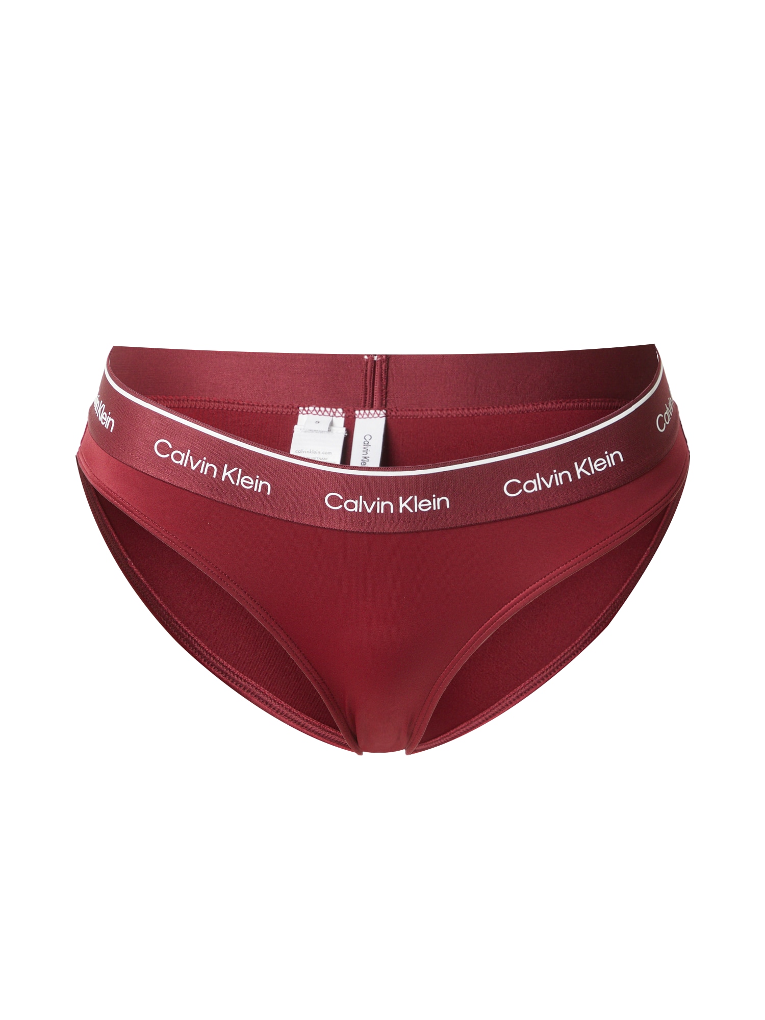 Calvin Klein Swimwear Slip costum de baie  mov zmeură / alb