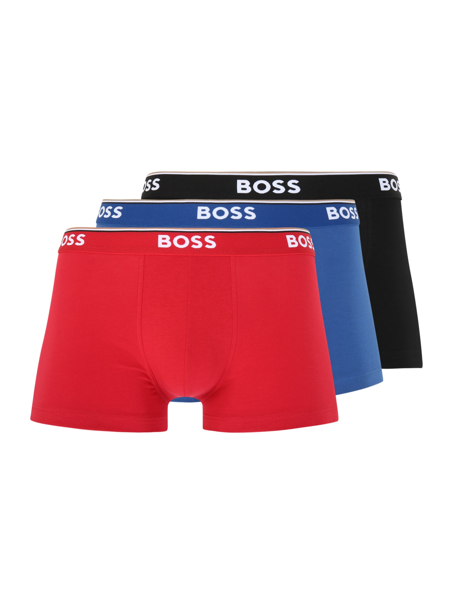 BOSS Orange Boxeri 'Power'  albastru / roșu / negru / alb