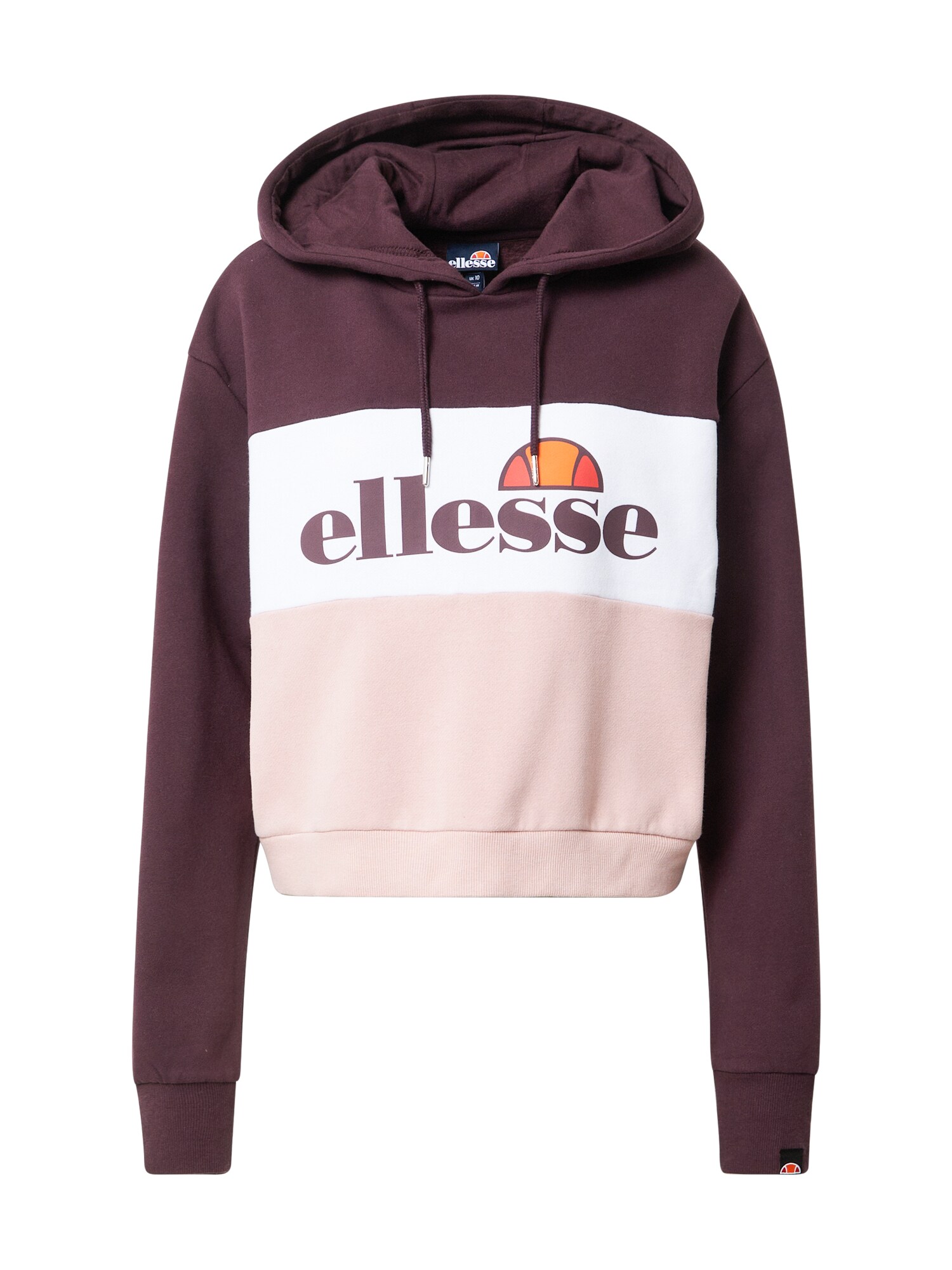 ELLESSE Megztinis be užsegimo 'Allesandro'  balta / vyšninė spalva / šviesiai rožinė