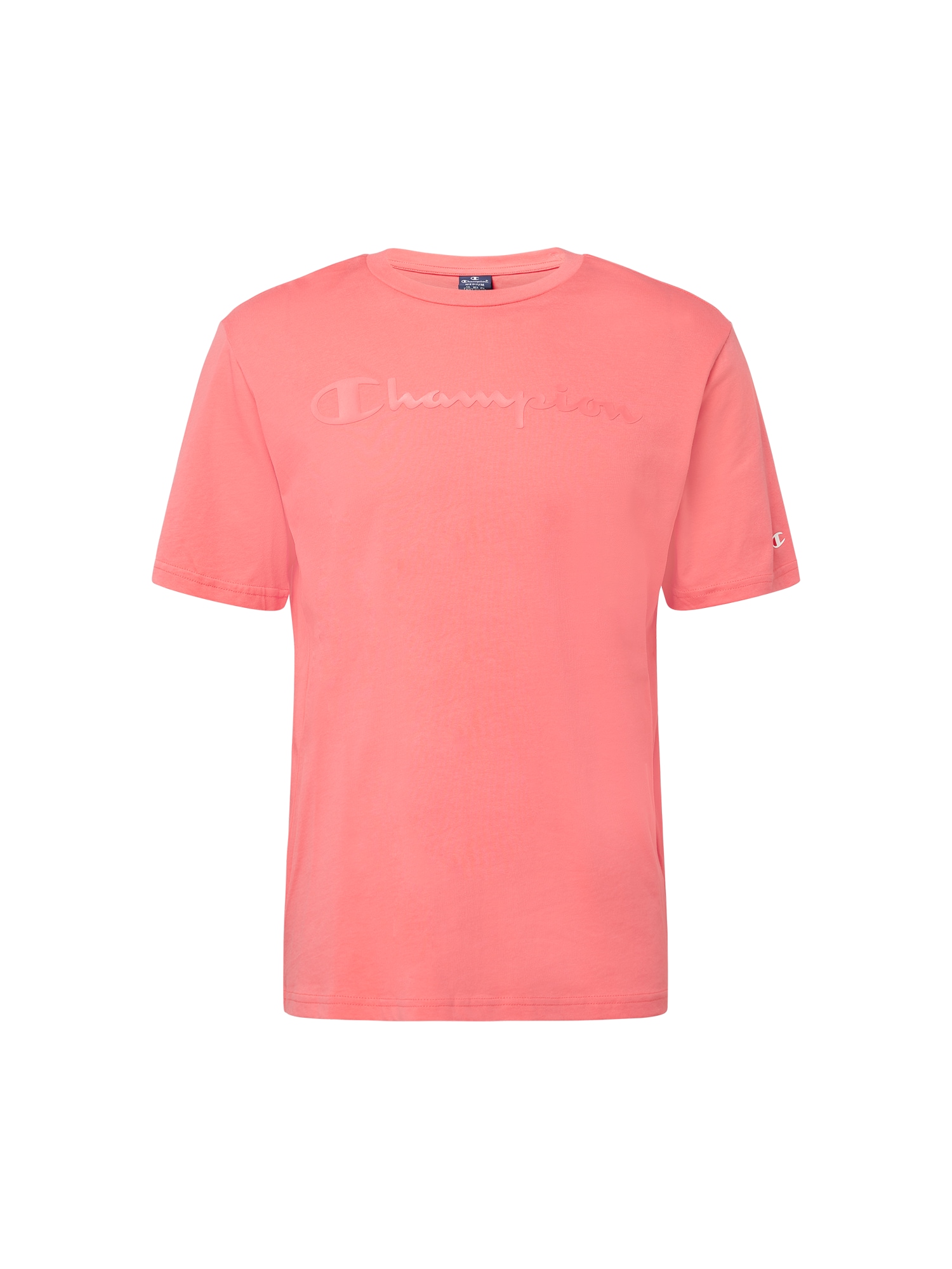 Champion Authentic Athletic Apparel Marškinėliai rožinė / balta