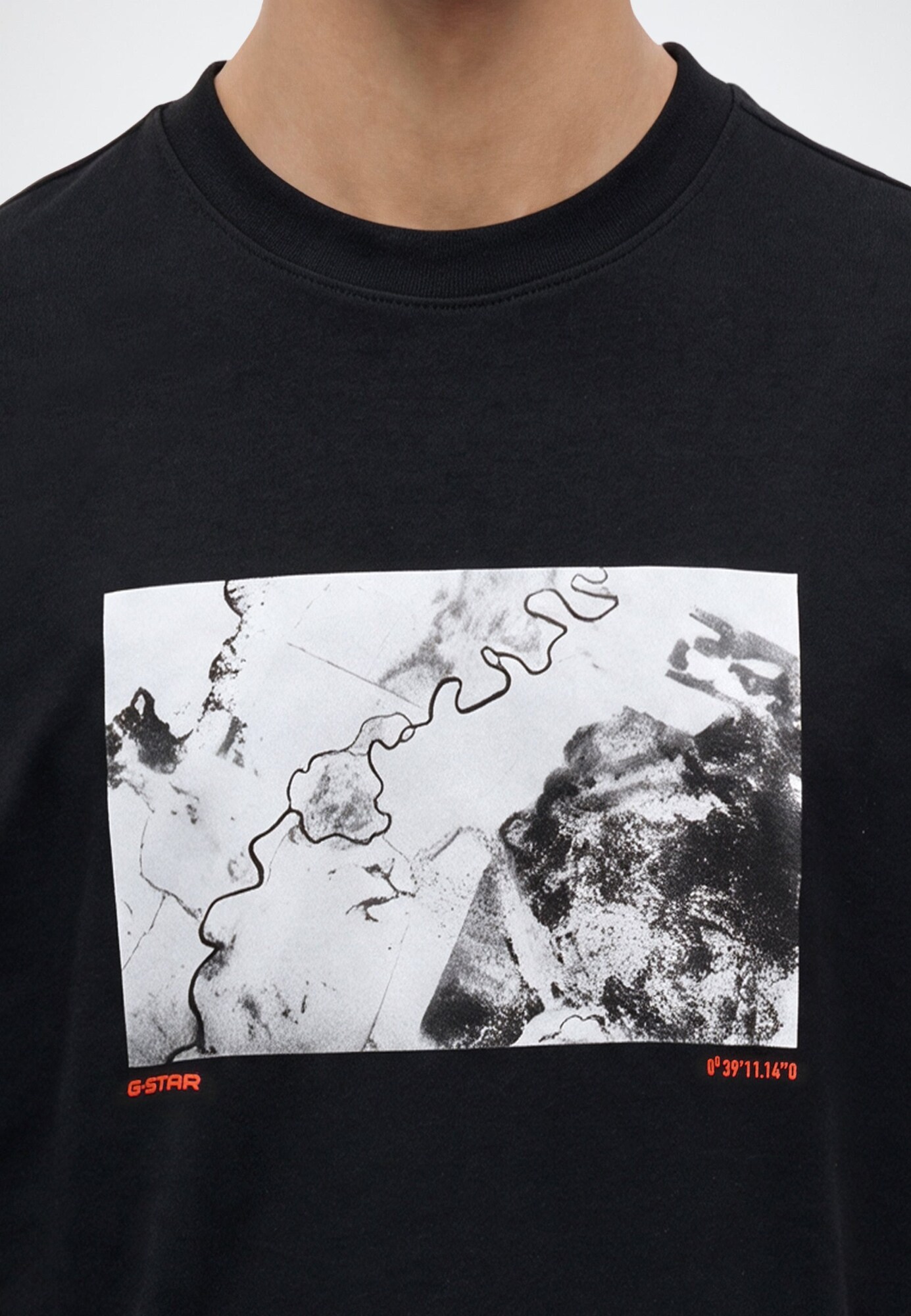 G-STAR Camiseta 'Topo' gris / gris claro / negro – imagen 3