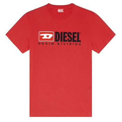 Diesel Shirt ‘Diegor’ Rood / Zwart / Wit