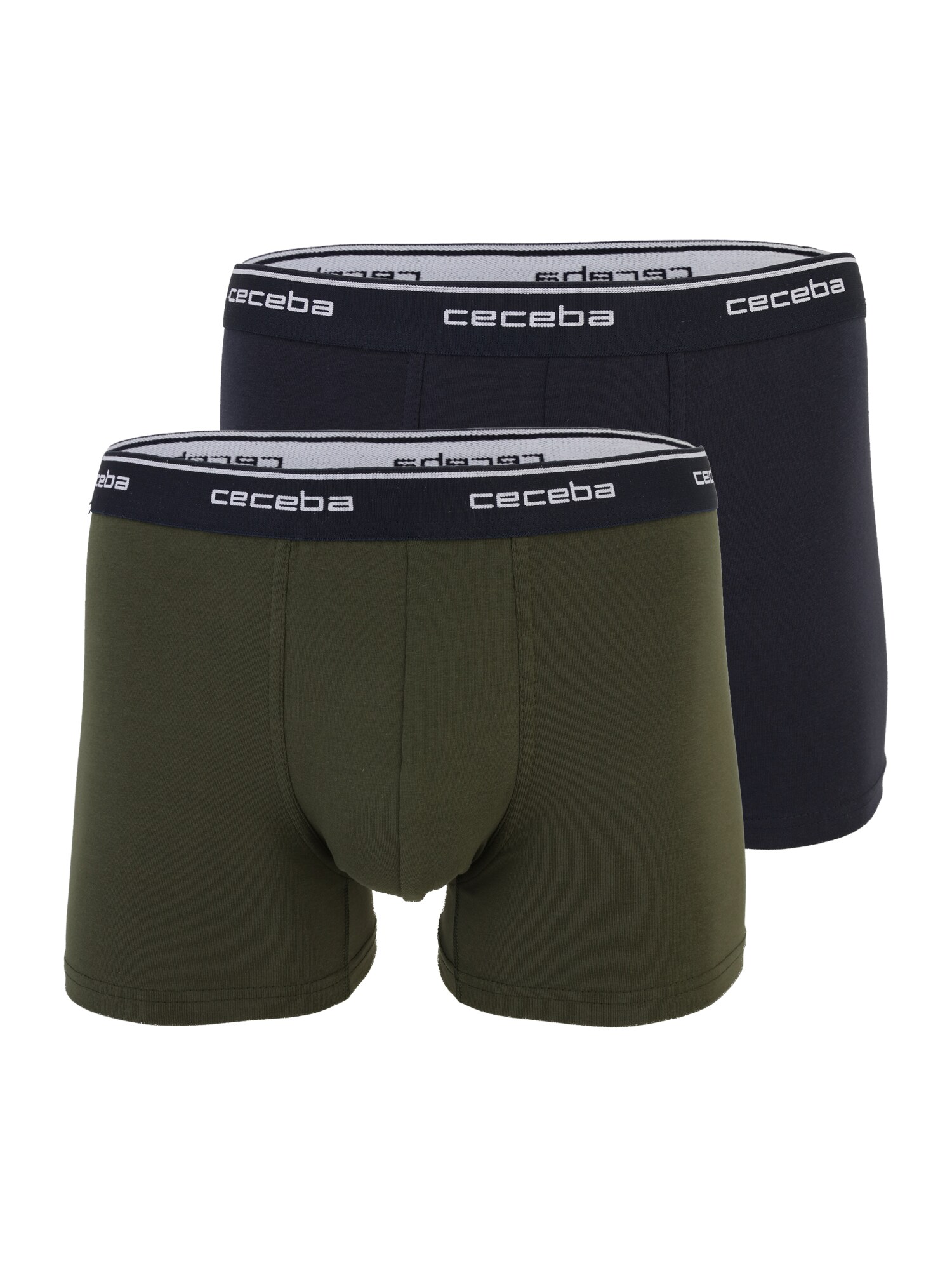 CECEBA Boxeri  oliv / negru / alb murdar