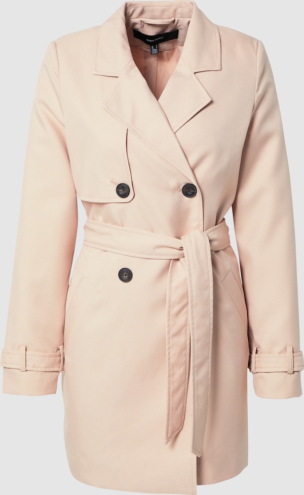 Vero Moda Between Seasons Coat Celeste, Vero Moda Pink Trench Coat