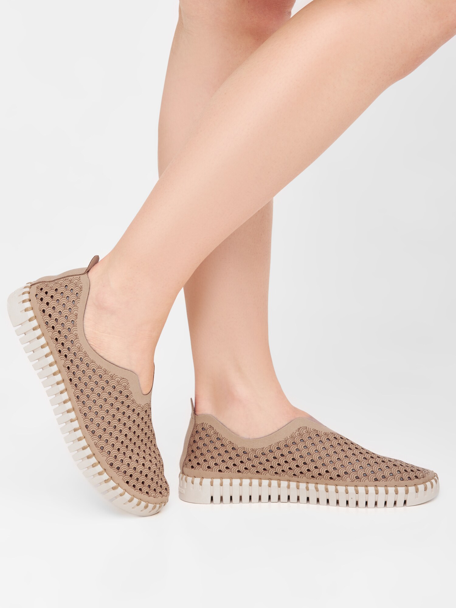 ILSE JACOBSEN Slip-on obuv 'Tulip3275' svetlobéžová / tmavobéžová (obrázok 5)