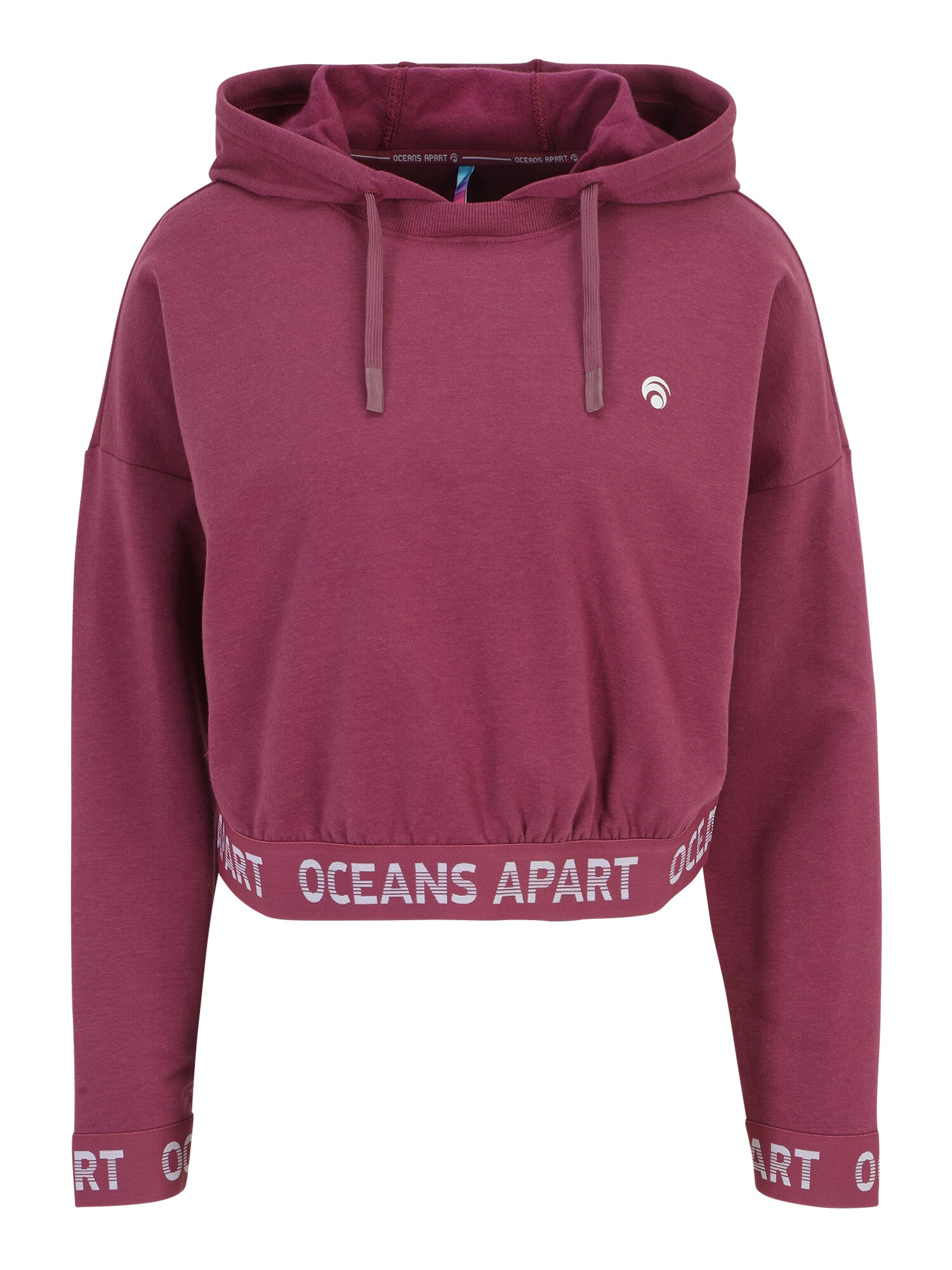 OCEANSAPART Mikina 'Beauty'  malinová / biela