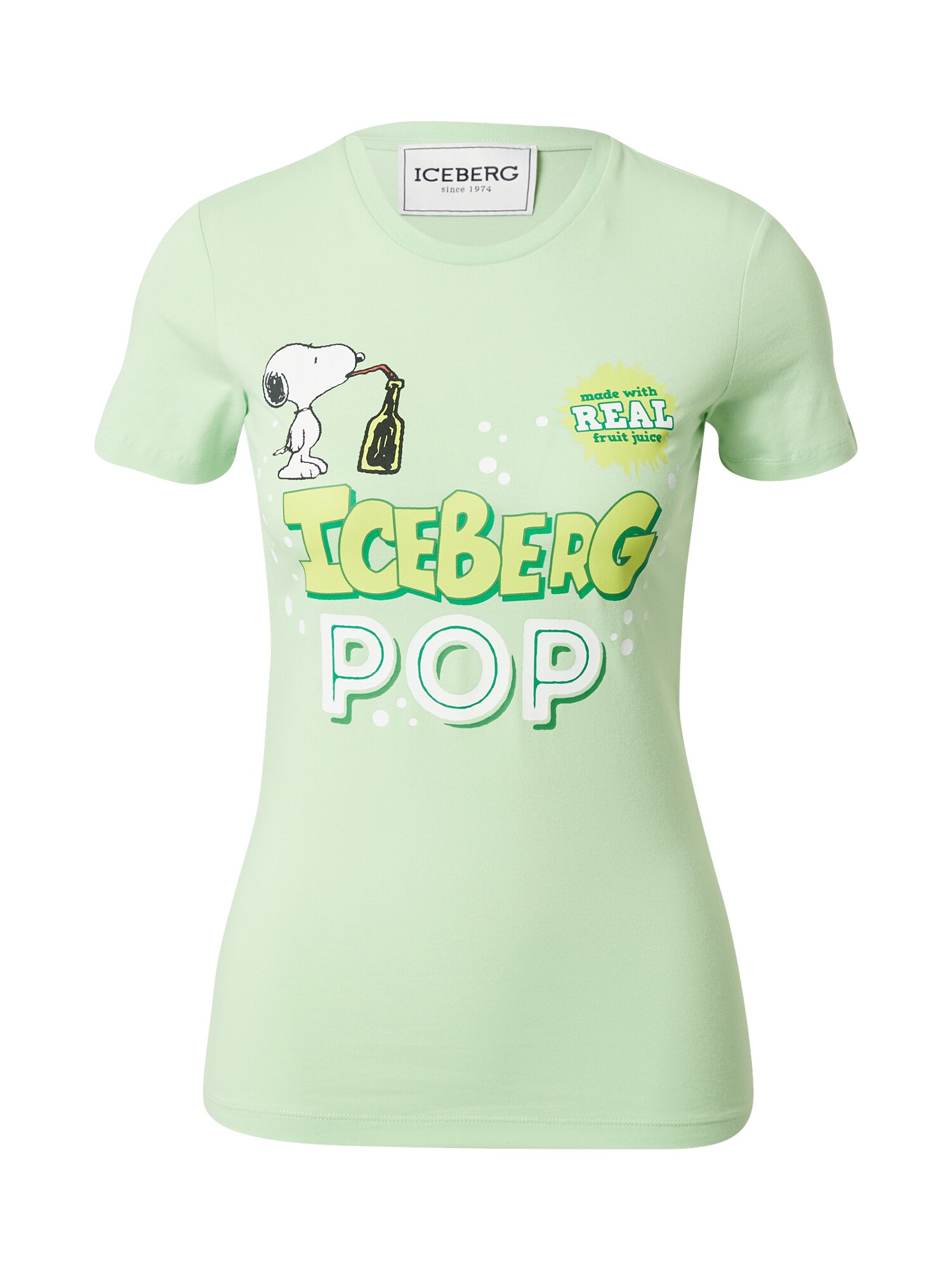 ICEBERG T-Krekls citronkrāsas / zāles zaļš / pasteļzaļš / melns / balts