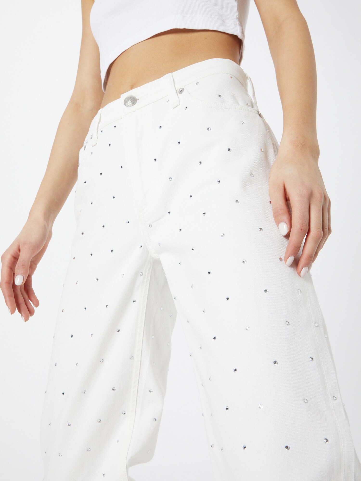 rag & bone Džínsy biela (obrázok 5)