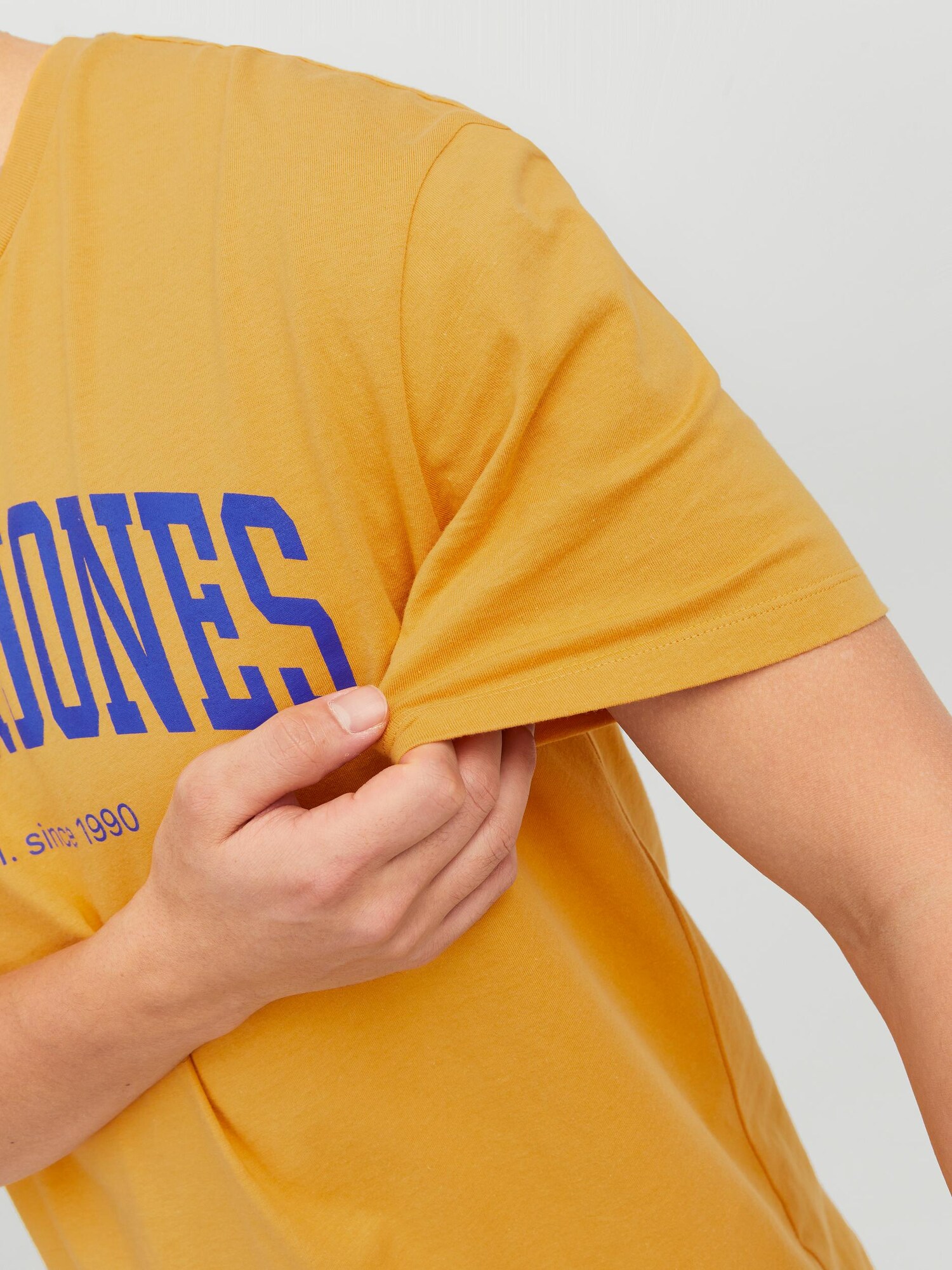 JACK & JONES Tričko 'Josh' kráľovská modrá / medová (obrázok 6)