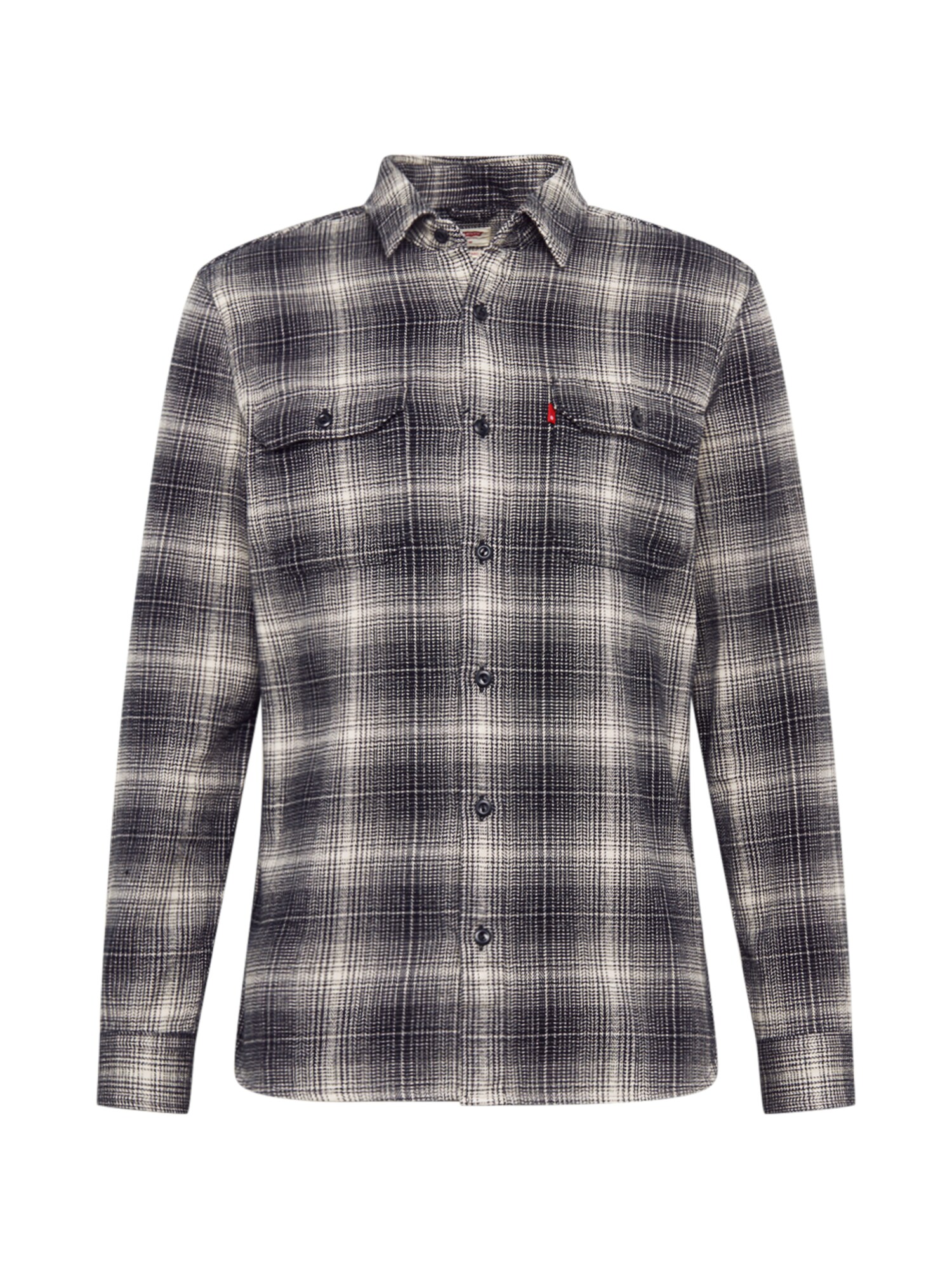 LEVI'S Neliemenuoti marškiniai 'JACKSON WORKER'  pilka / juoda