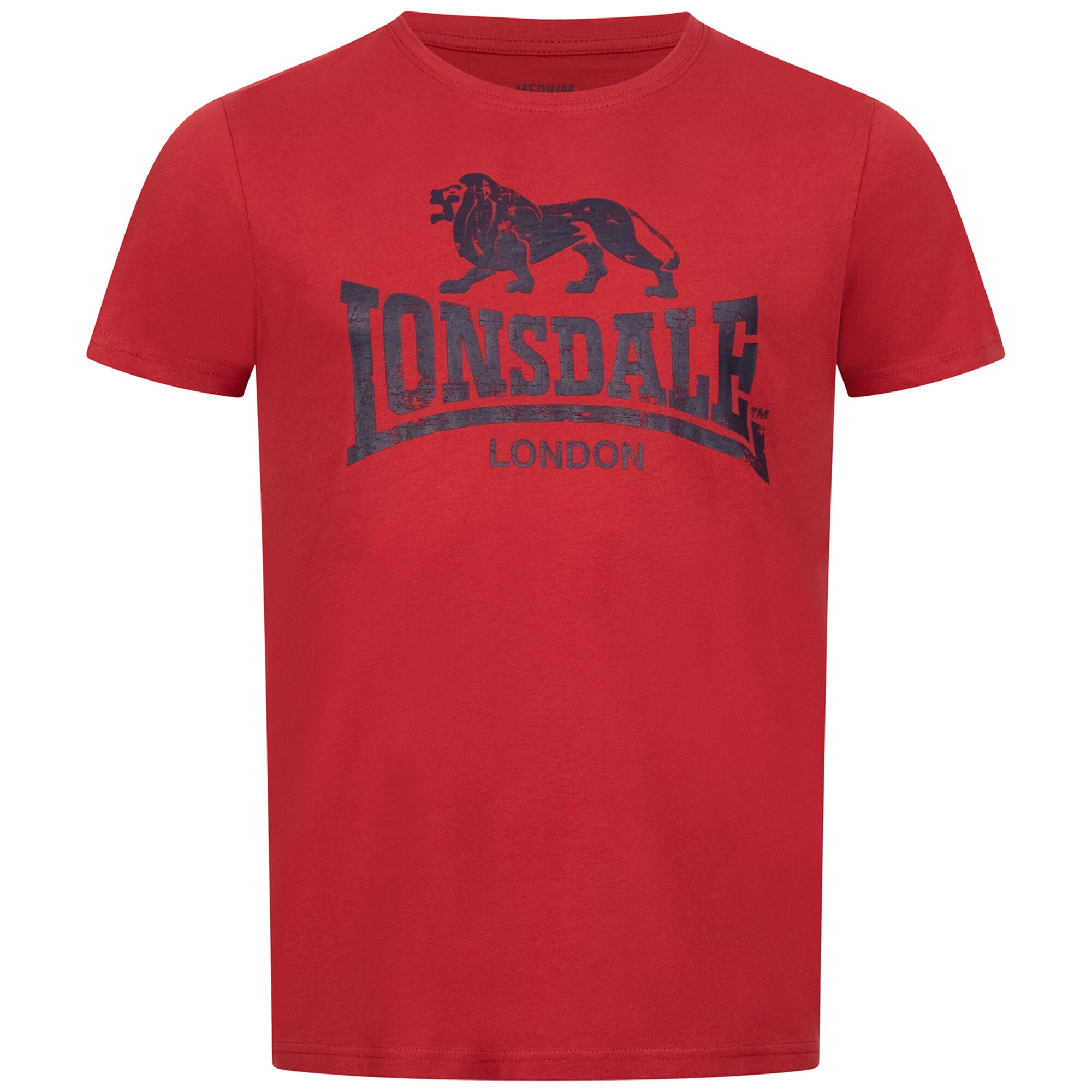LONSDALE Póló  tengerészkék / piros akciós termékkép 1