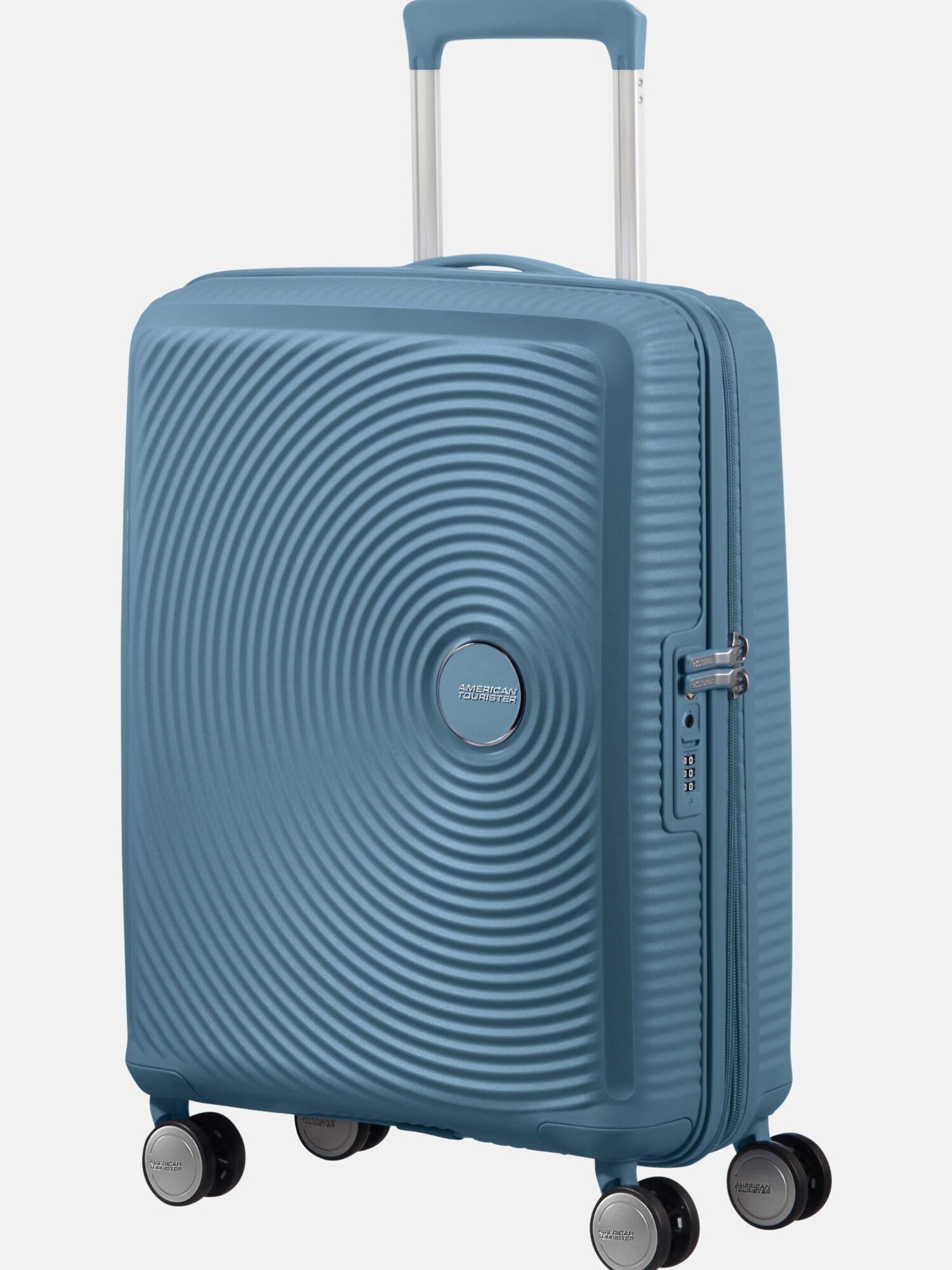 American Tourister Carrito 'SOUNDBOX SPINNER 55/20 TSA EXP'  azul paloma