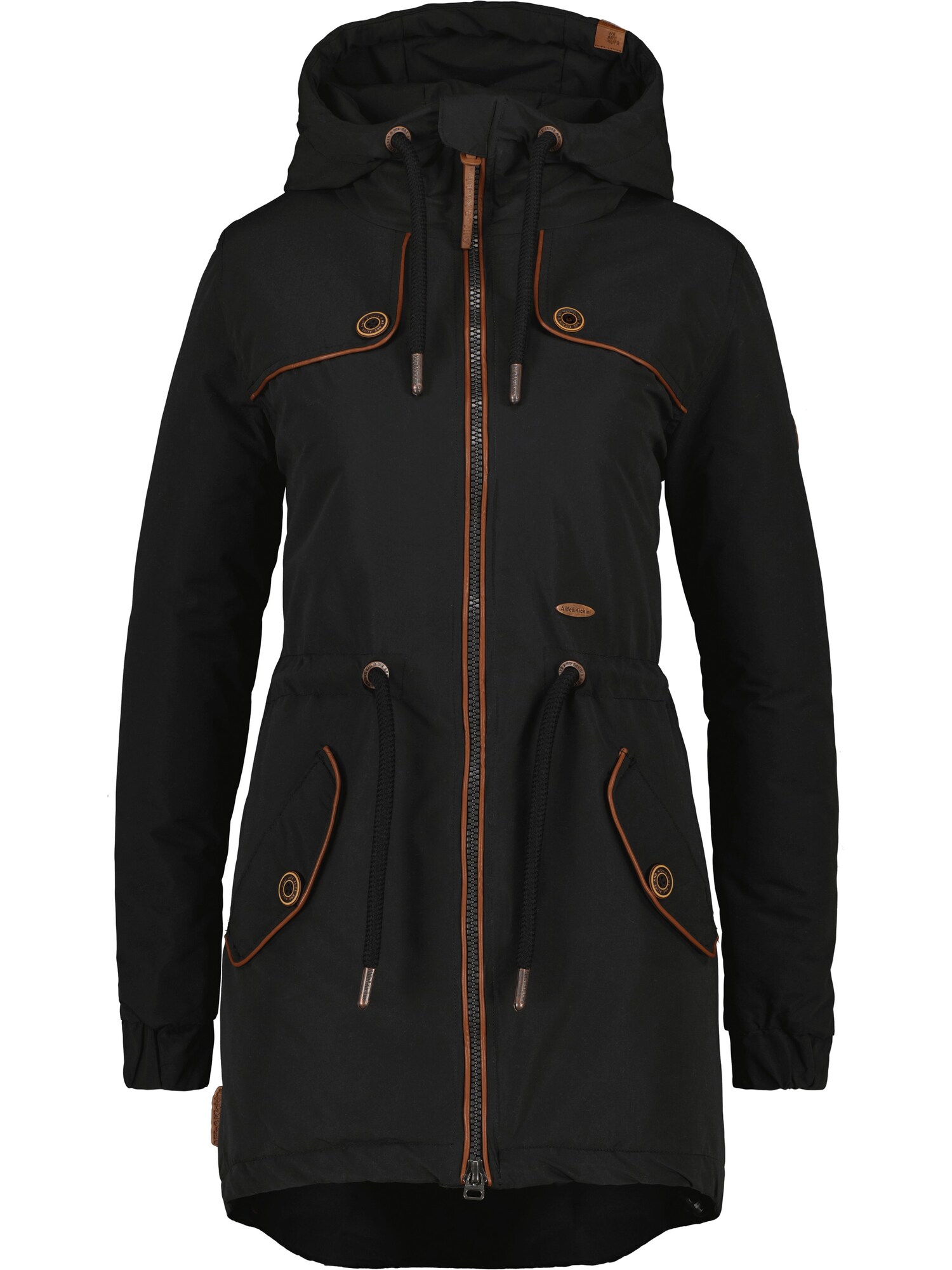 alife & kickin Parka de primăvară-toamnă CharlotteAK  negru