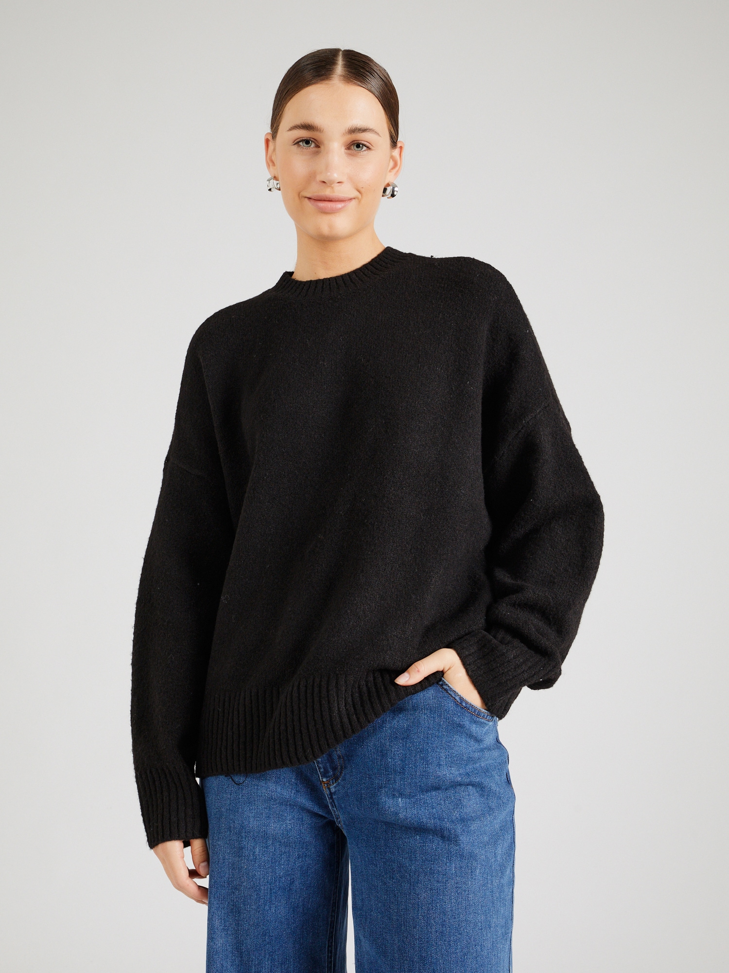 VERO MODA Pulóver 'Boom'  fekete termék 2. képe