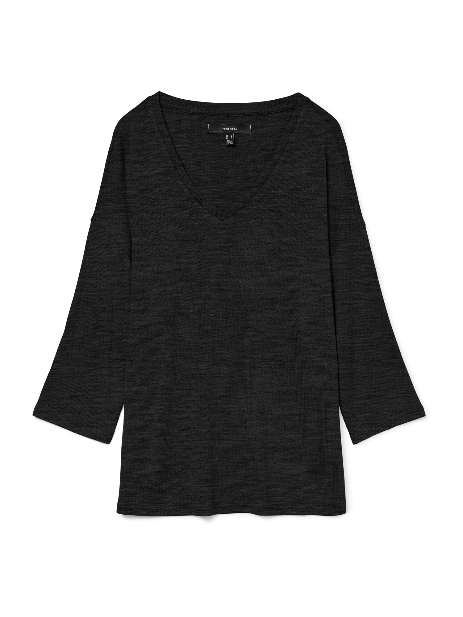 VERO MODA Pulóver 'VMBRIANNA'  fekete melír akciós termékkép 1