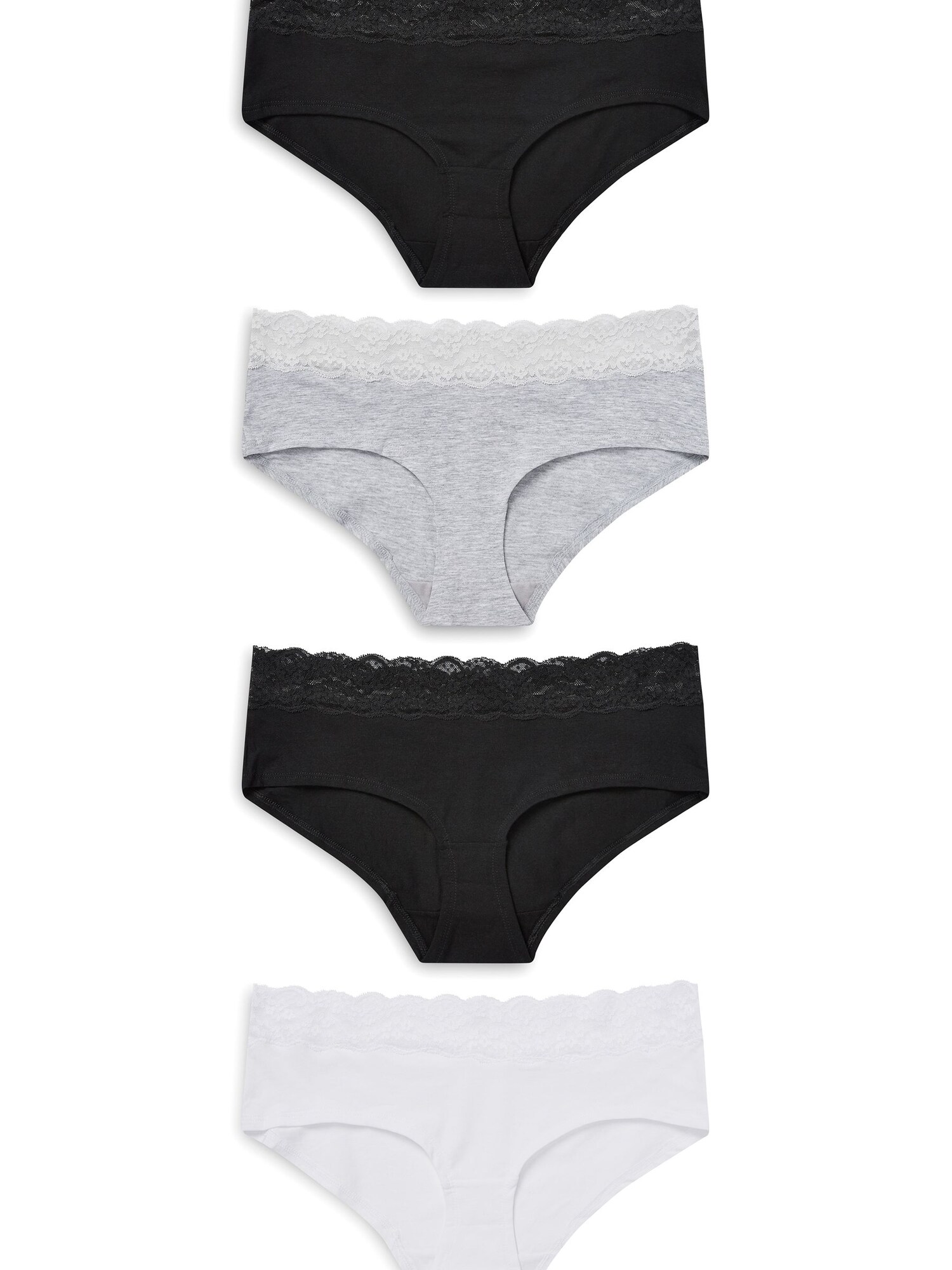 Next Slip  gri amestecat / negru / alb