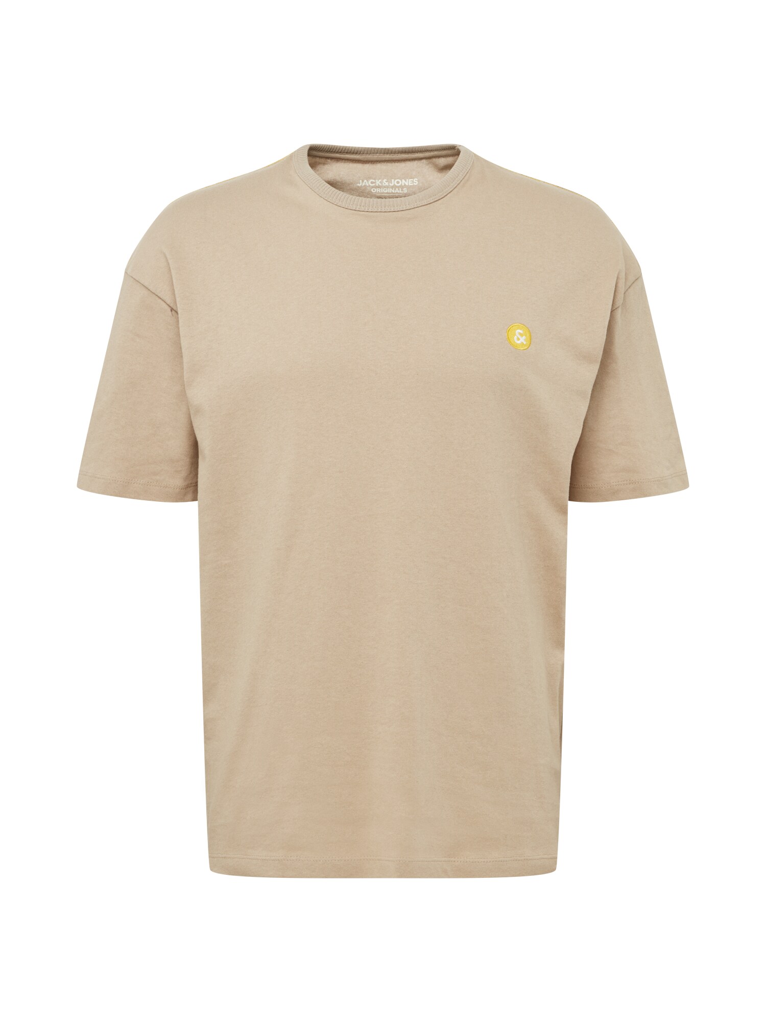 JACK & JONES Marškinėliai 'HOLGER'  pudros spalva / geltona / balta