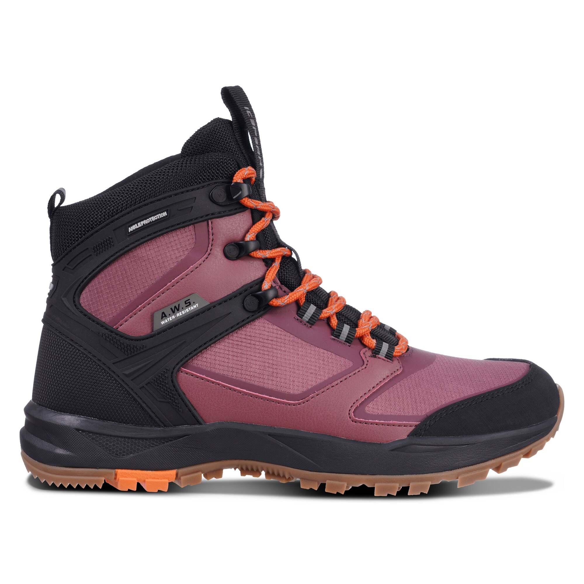 ICEPEAK Bakancsok  világosszürke / bogyó / narancs / fekete termék 2. képe