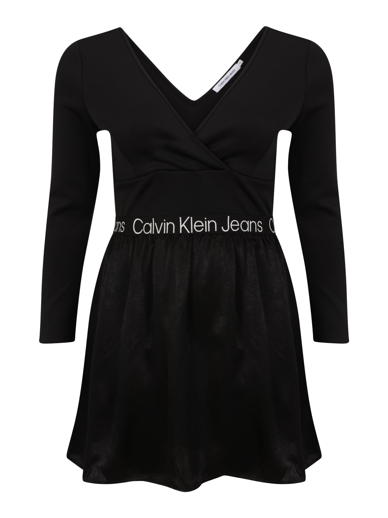 Calvin Klein Jeans Curve Haljina  crna / bijela