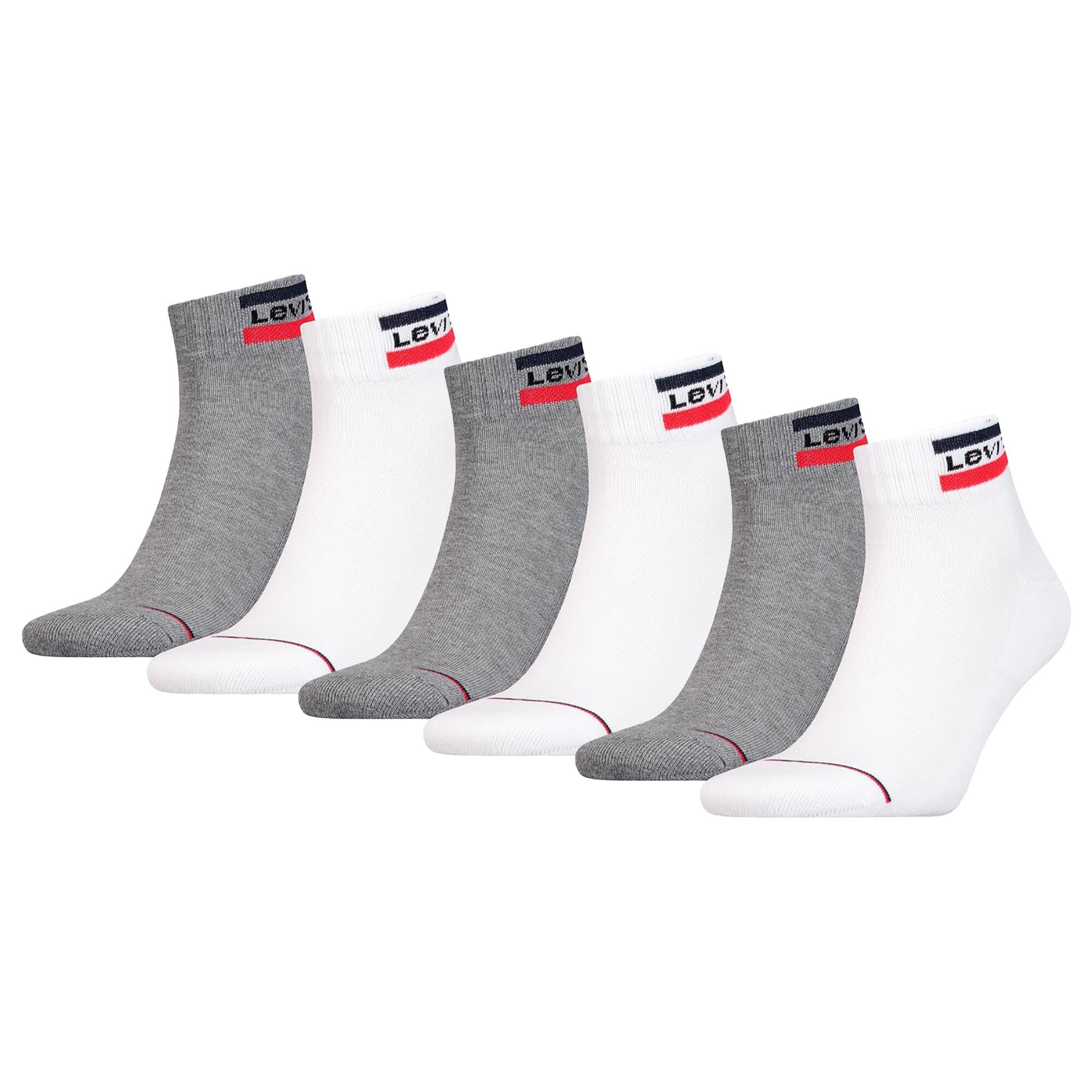 LEVI'S ® Calcetines  gris / rojo / negro / blanco