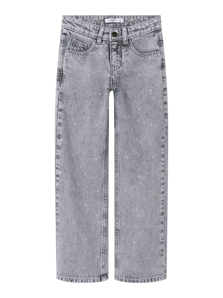NAME IT Jeans 'NKFROSE' Mädchen Größe 128 grey denim