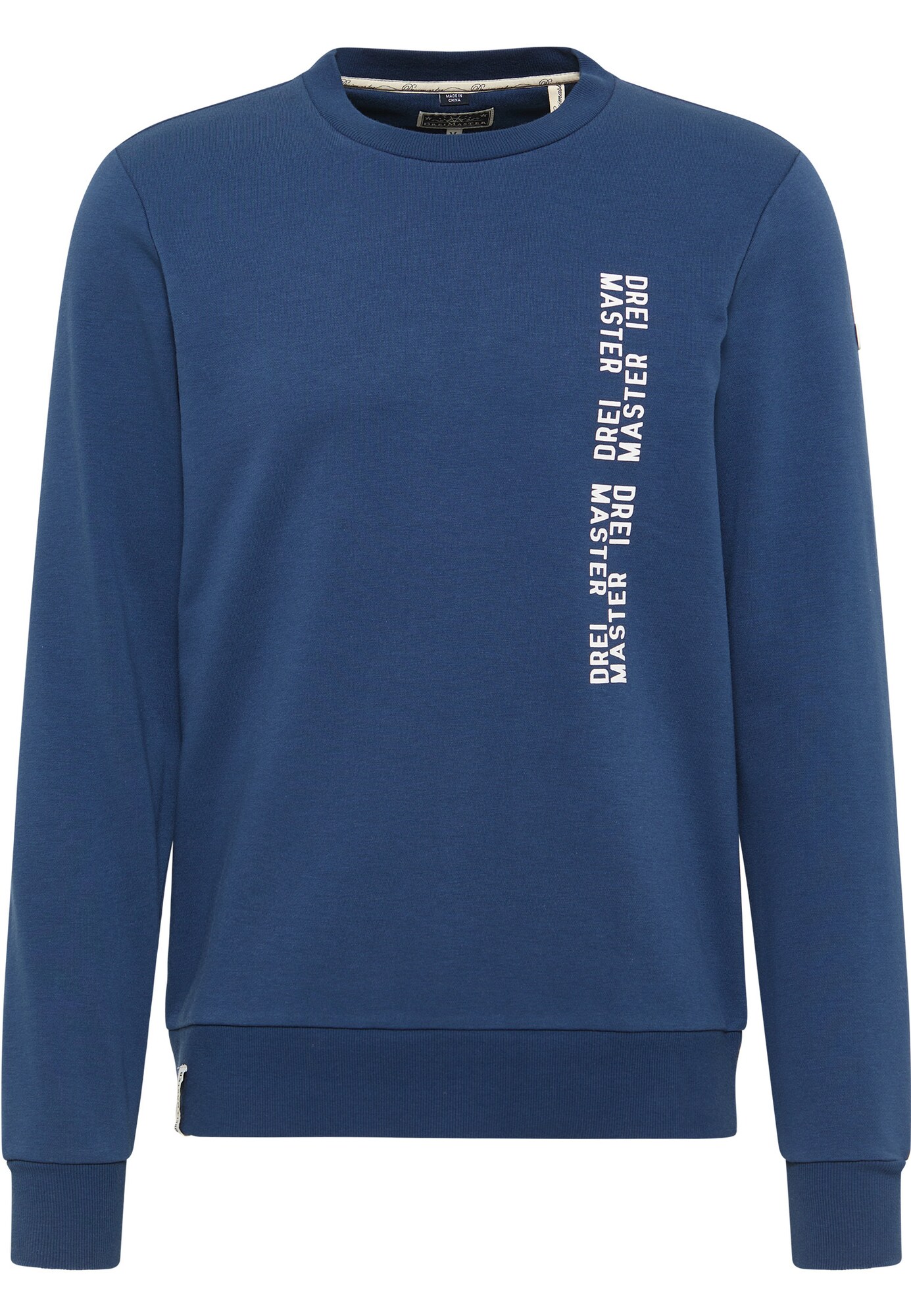 DreiMaster Maritim Sweatshirt  genciana / branco