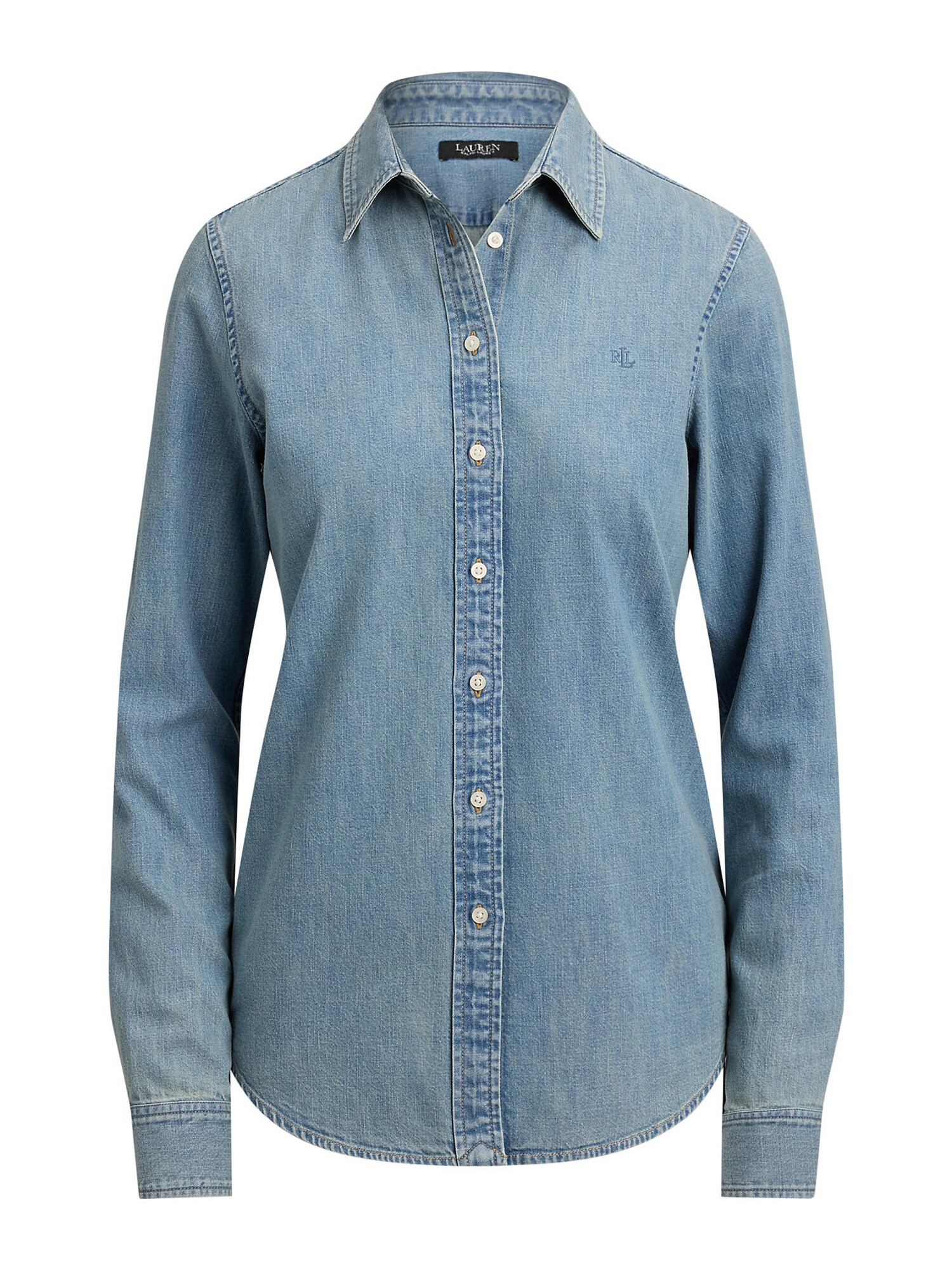 Lauren Ralph Lauren Blúzka  modrá denim